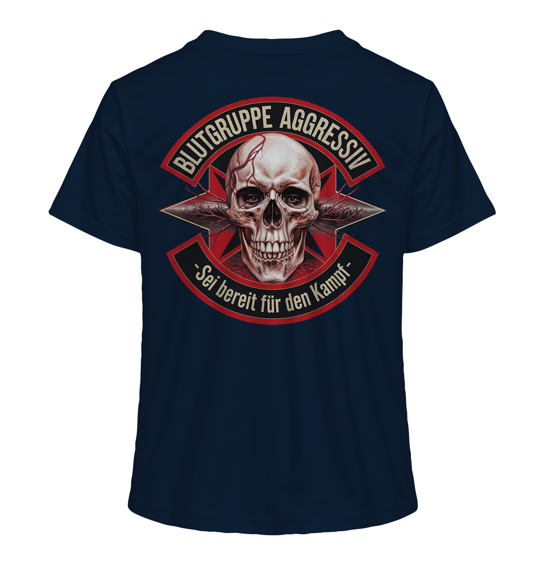 Blutgruppe Aggressiv - Ladies Organic Shirt