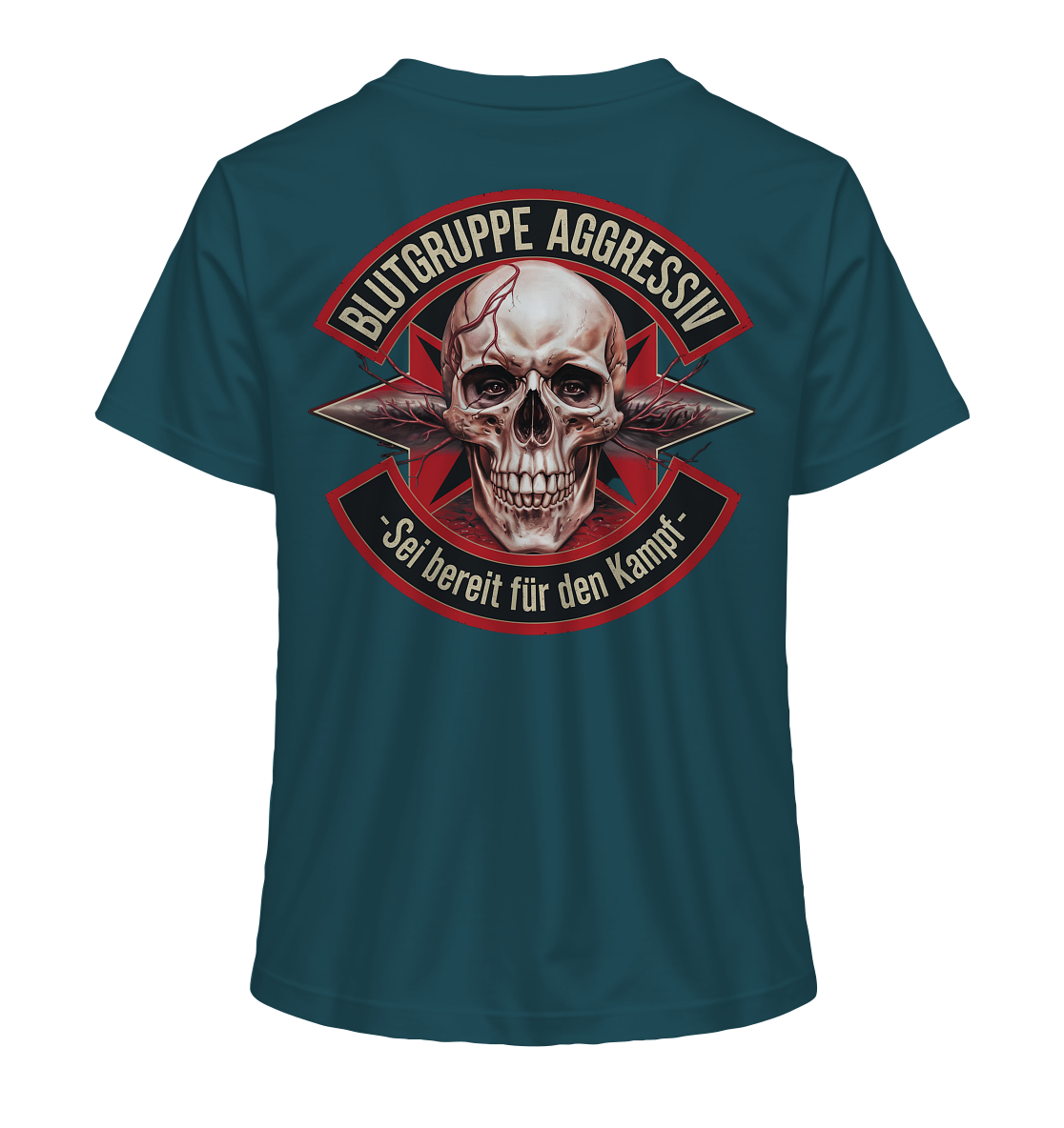 Blutgruppe Aggressiv - Ladies Organic Shirt