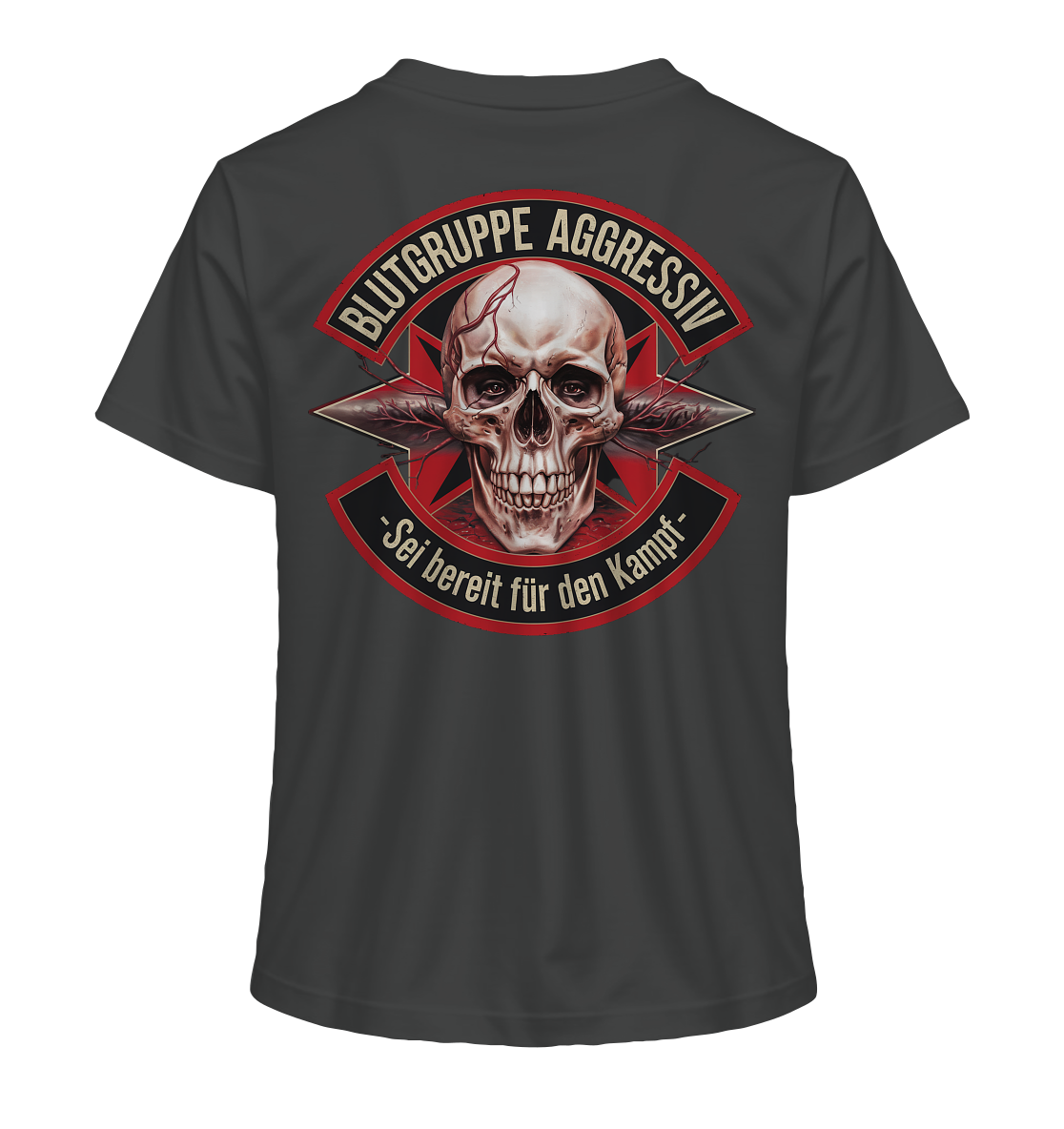 Blutgruppe Aggressiv - Ladies Organic Shirt