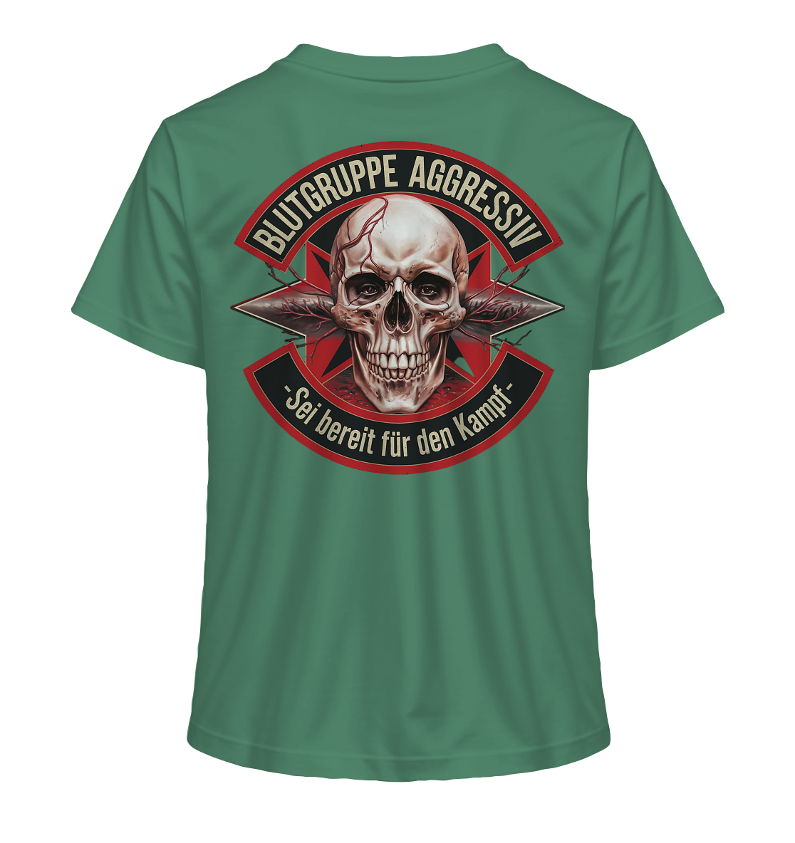 Blutgruppe Aggressiv - Ladies Organic Shirt