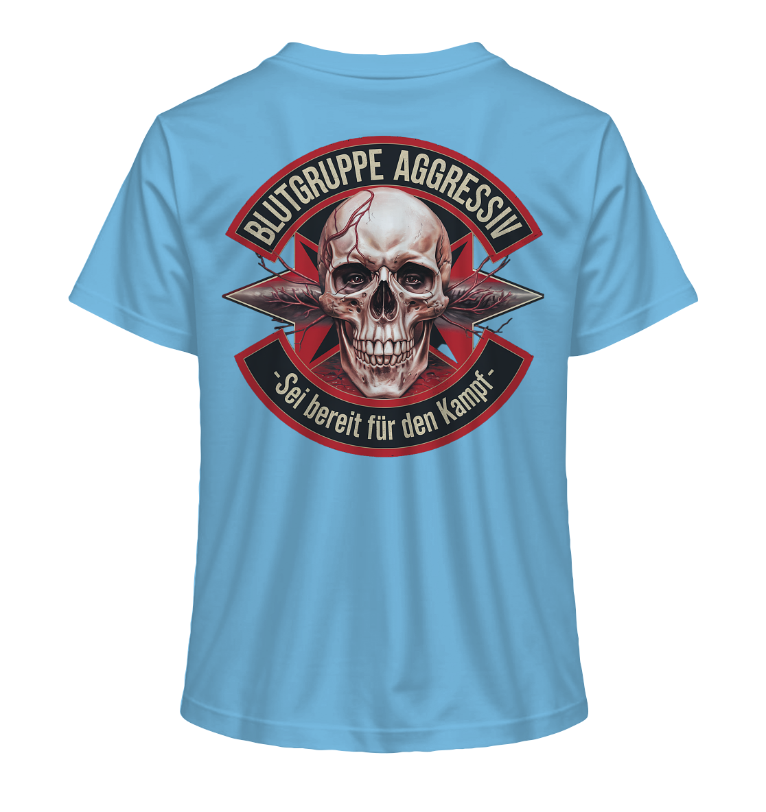 Blutgruppe Aggressiv - Ladies Organic Shirt