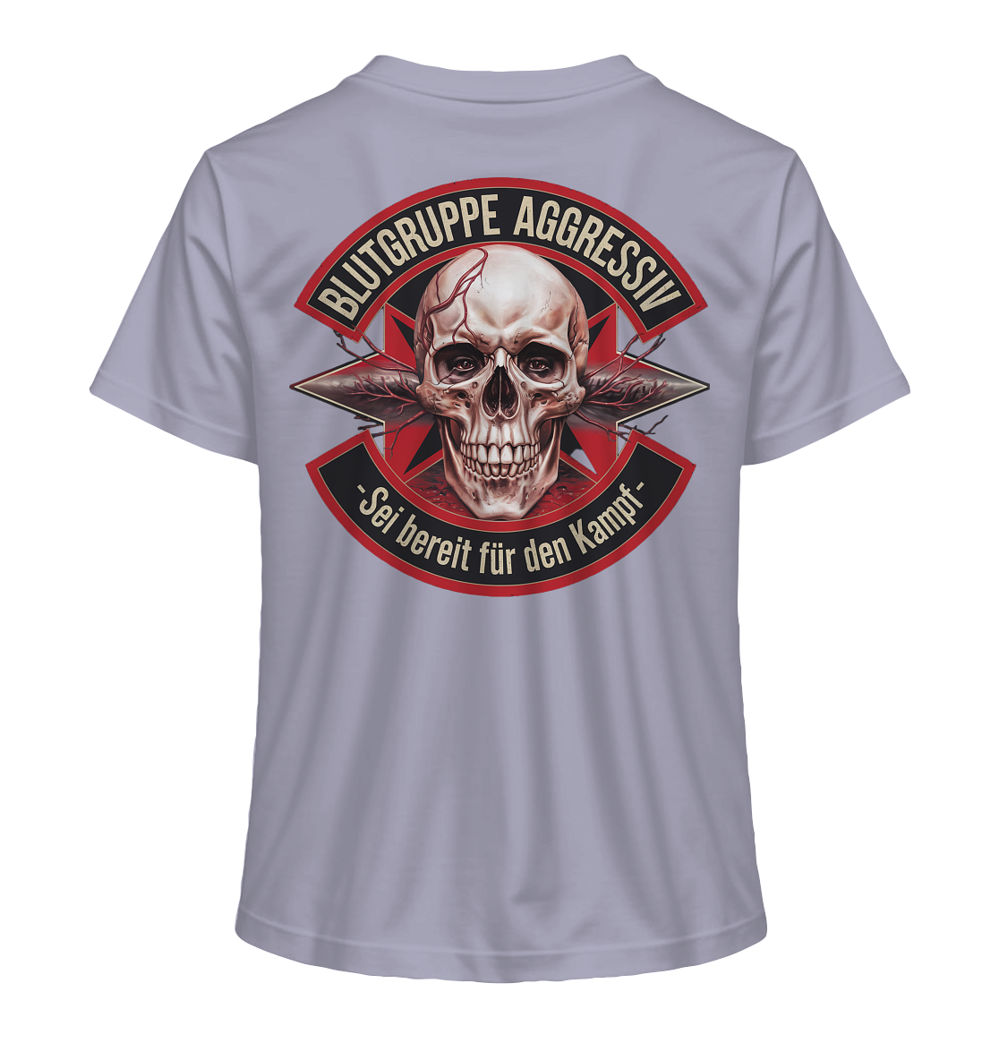 Blutgruppe Aggressiv - Ladies Organic Shirt