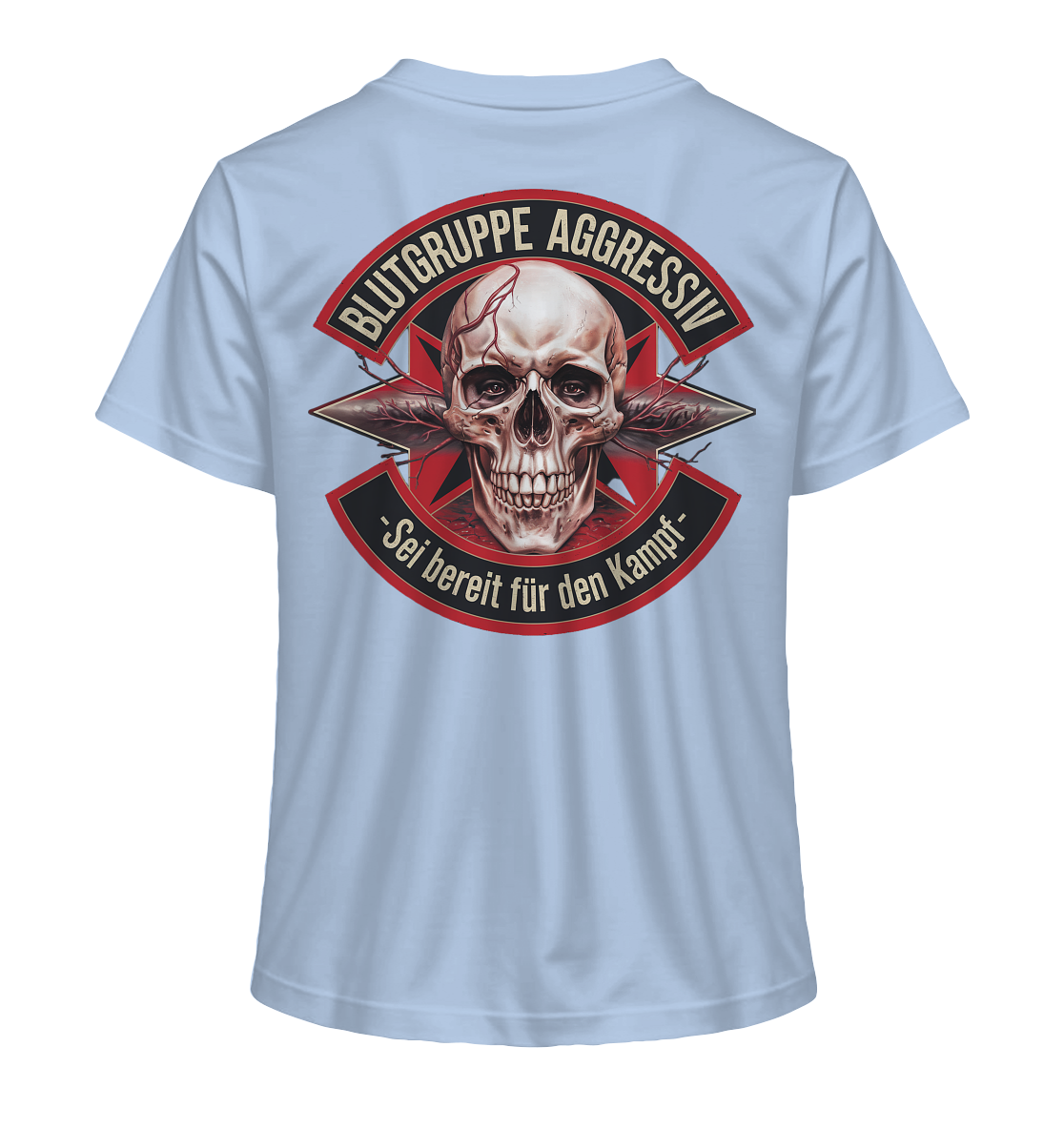 Blutgruppe Aggressiv - Ladies Organic Shirt