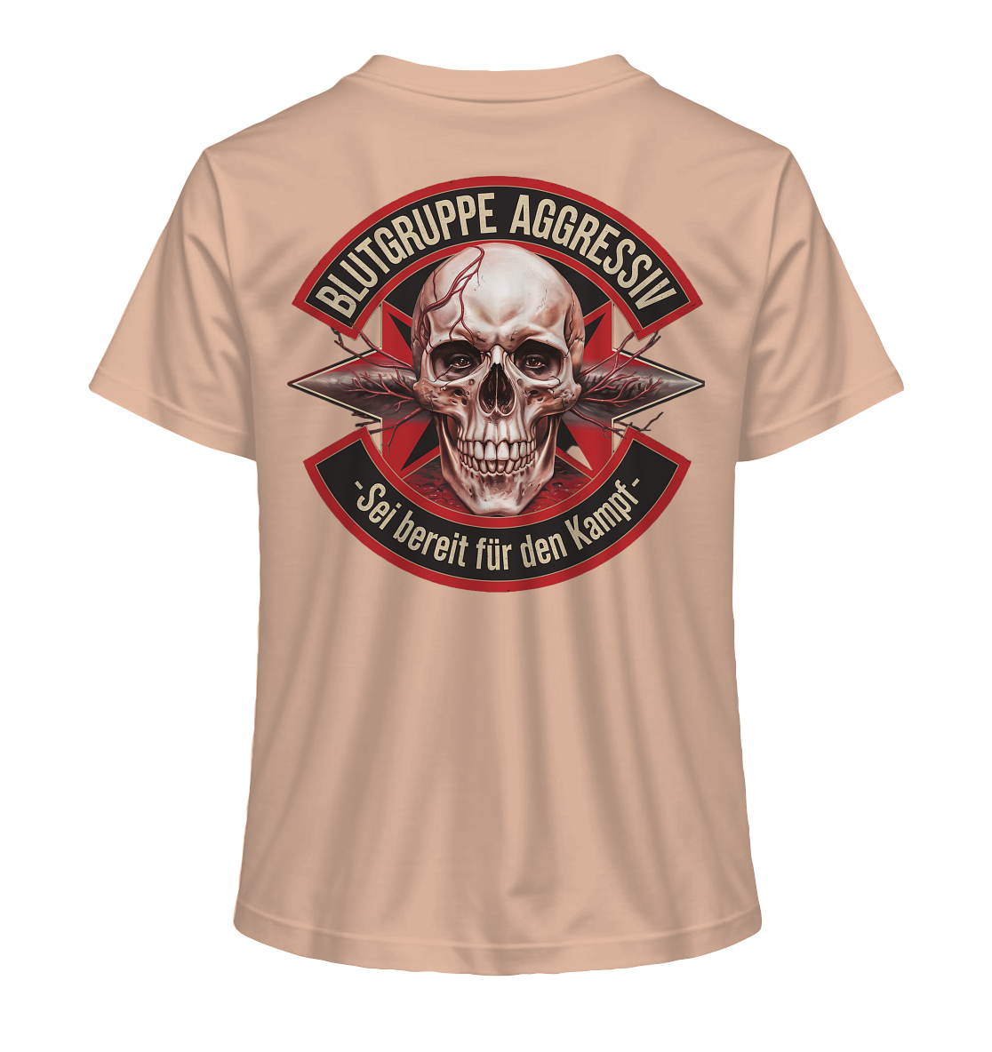 Blutgruppe Aggressiv - Ladies Organic Shirt
