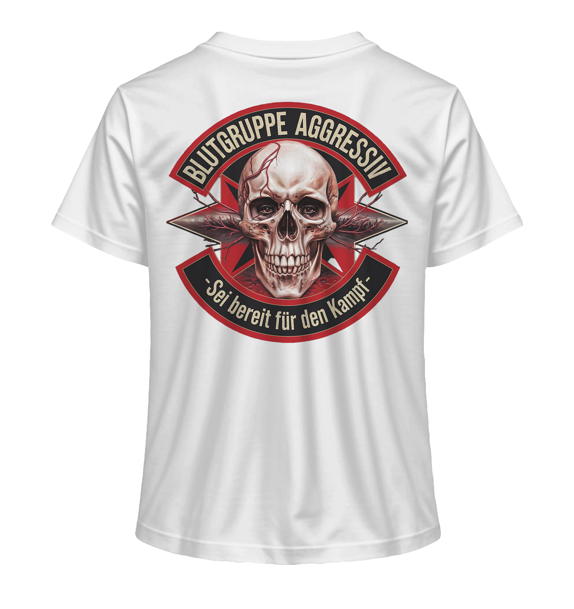 Blutgruppe Aggressiv - Ladies Organic Shirt