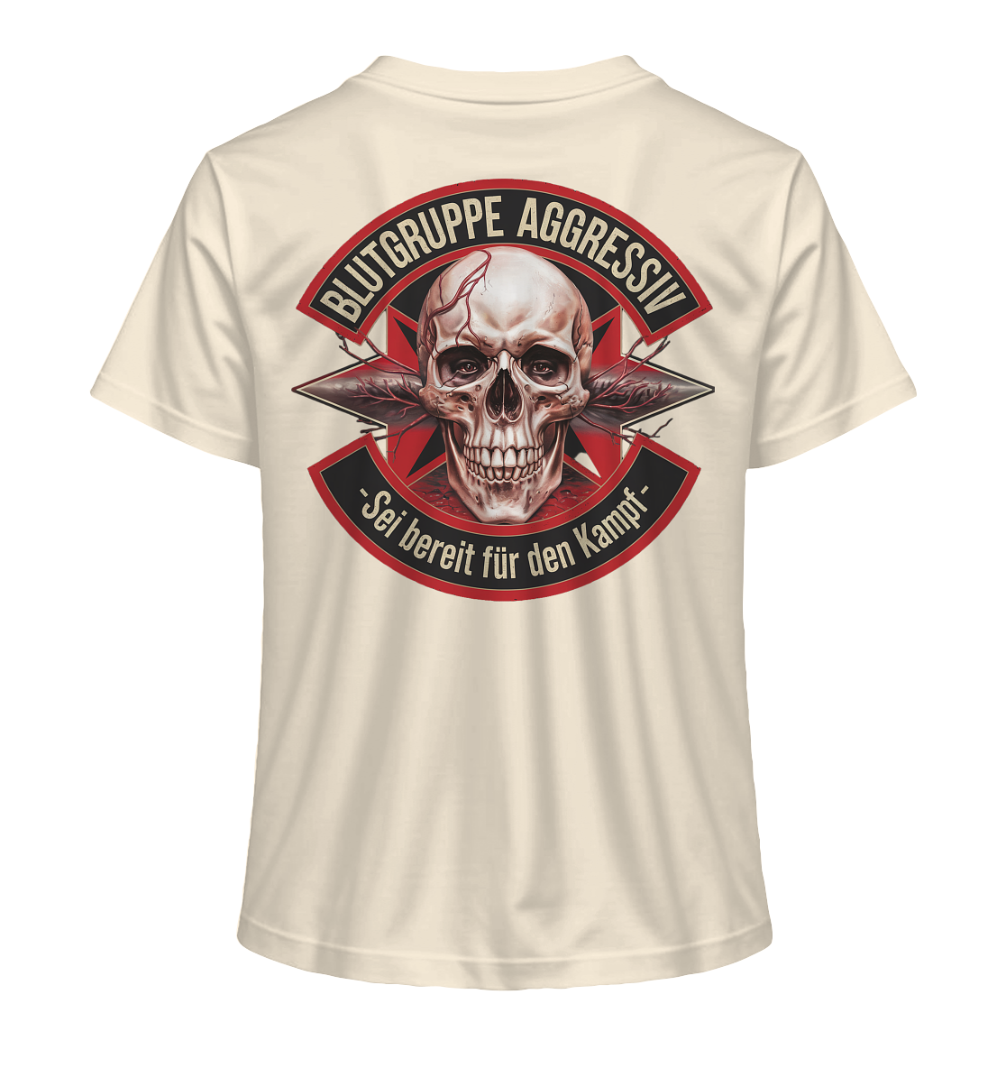 Blutgruppe Aggressiv - Ladies Organic Shirt