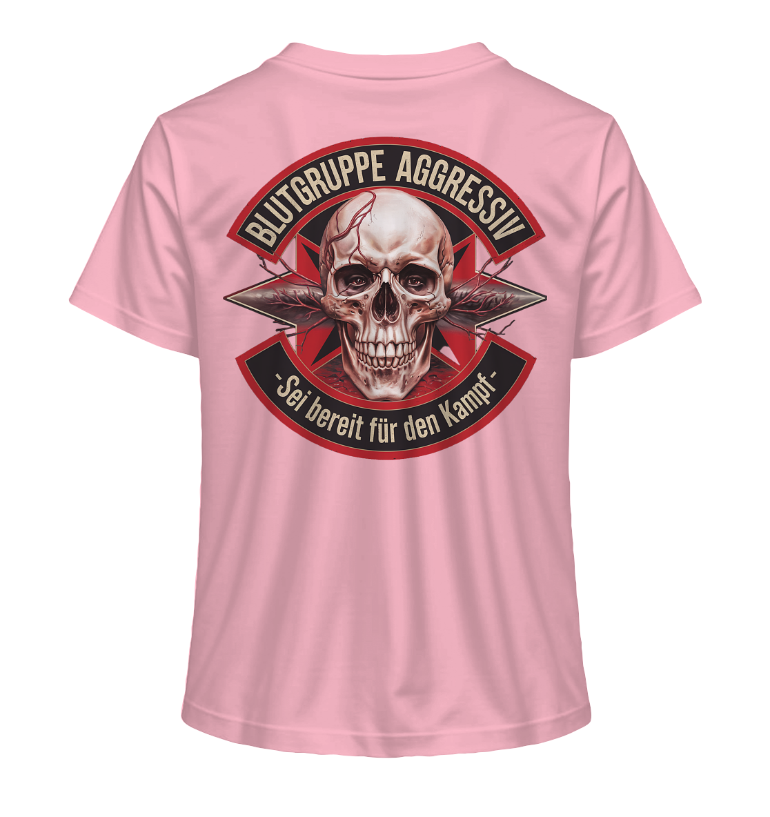 Blutgruppe Aggressiv - Ladies Organic Shirt