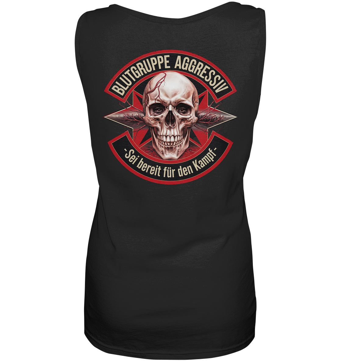 Blutgruppe Aggressiv - Ladies Tank-Top