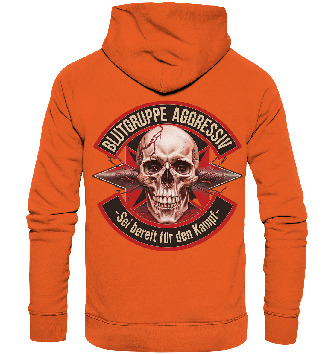 Blutgruppe Aggressiv - Basic Hoodie
