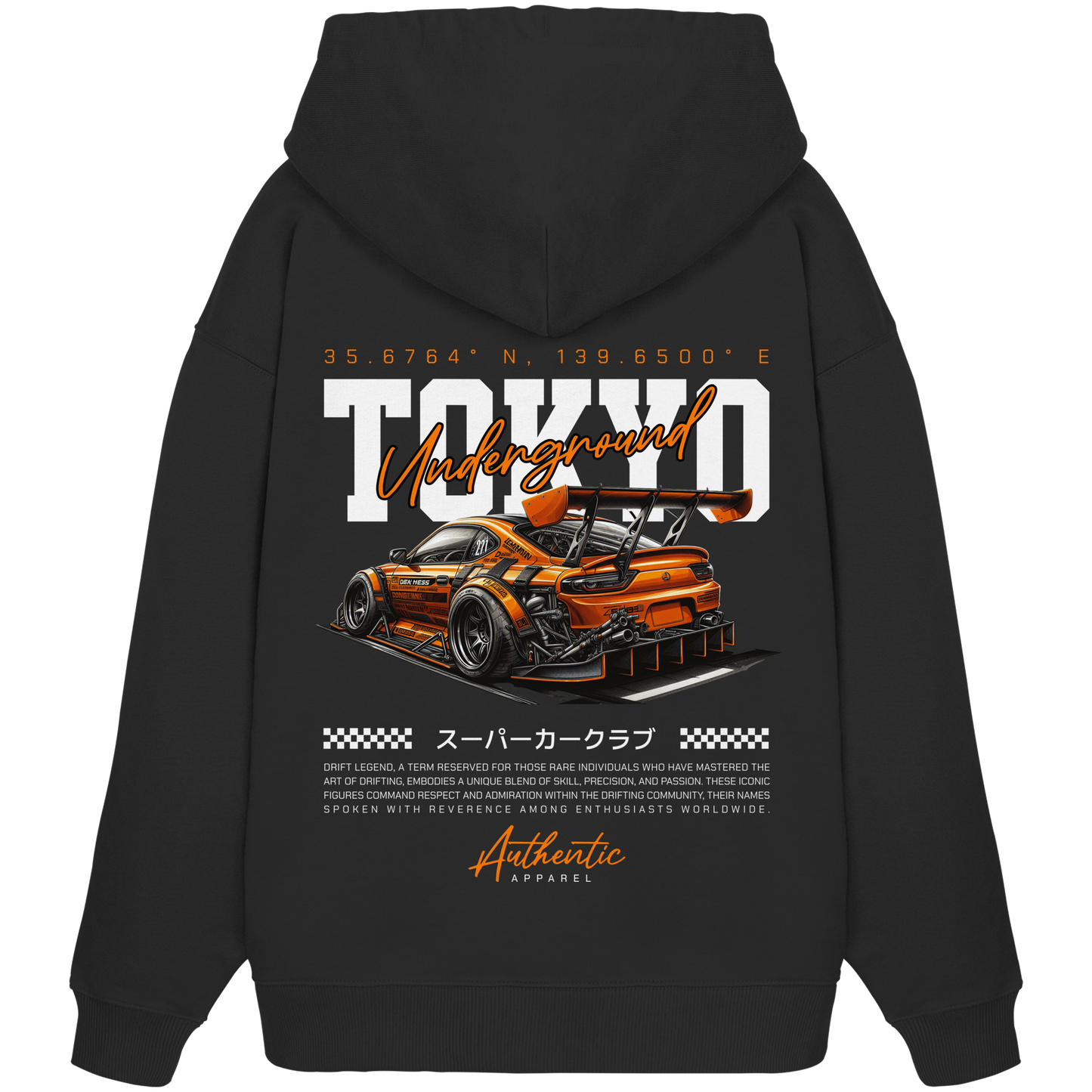 Car Style Japan Premium 350 g/m² - Oversize Hoodie