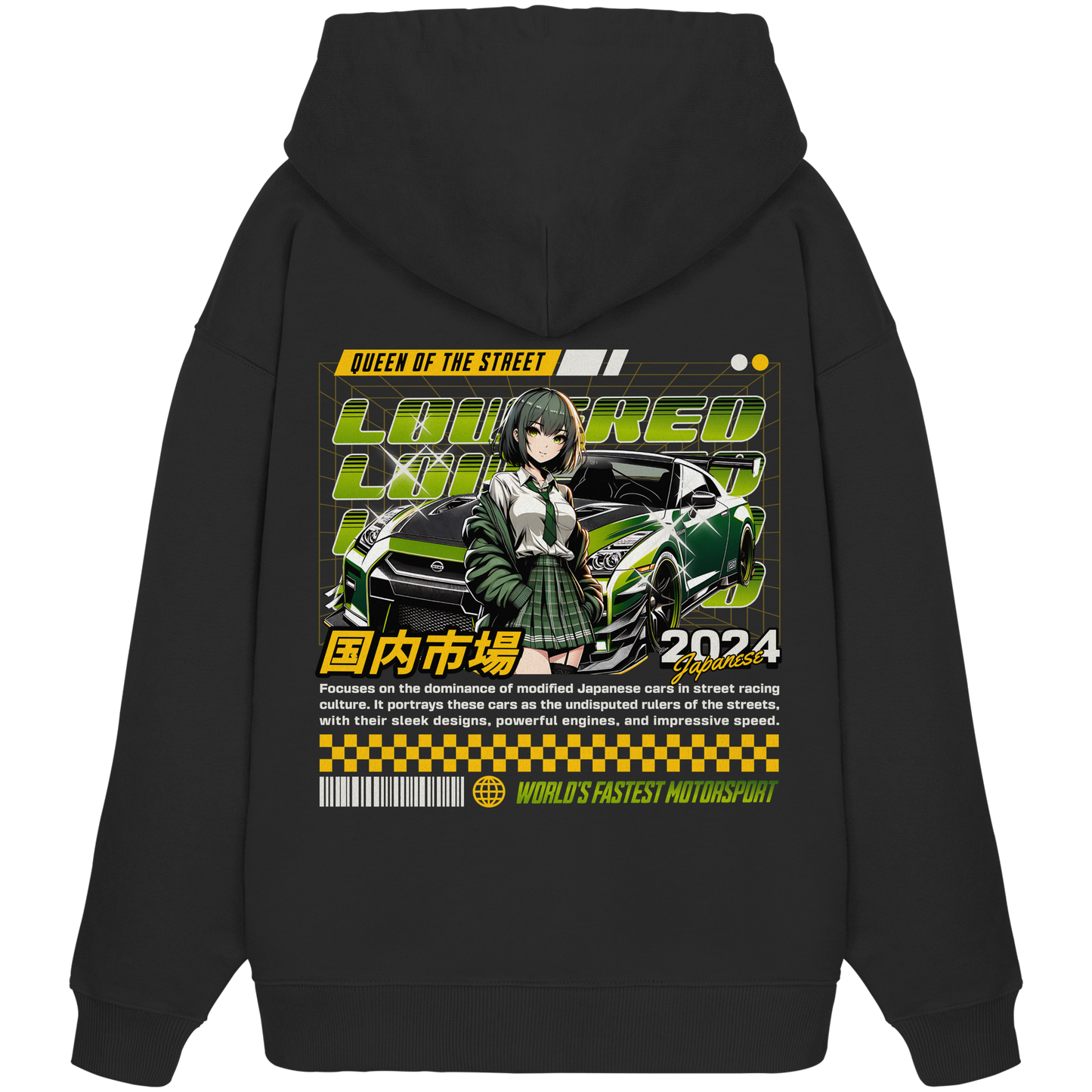 Car Style Japan Premium 350 g/m² - Oversize Hoodie
