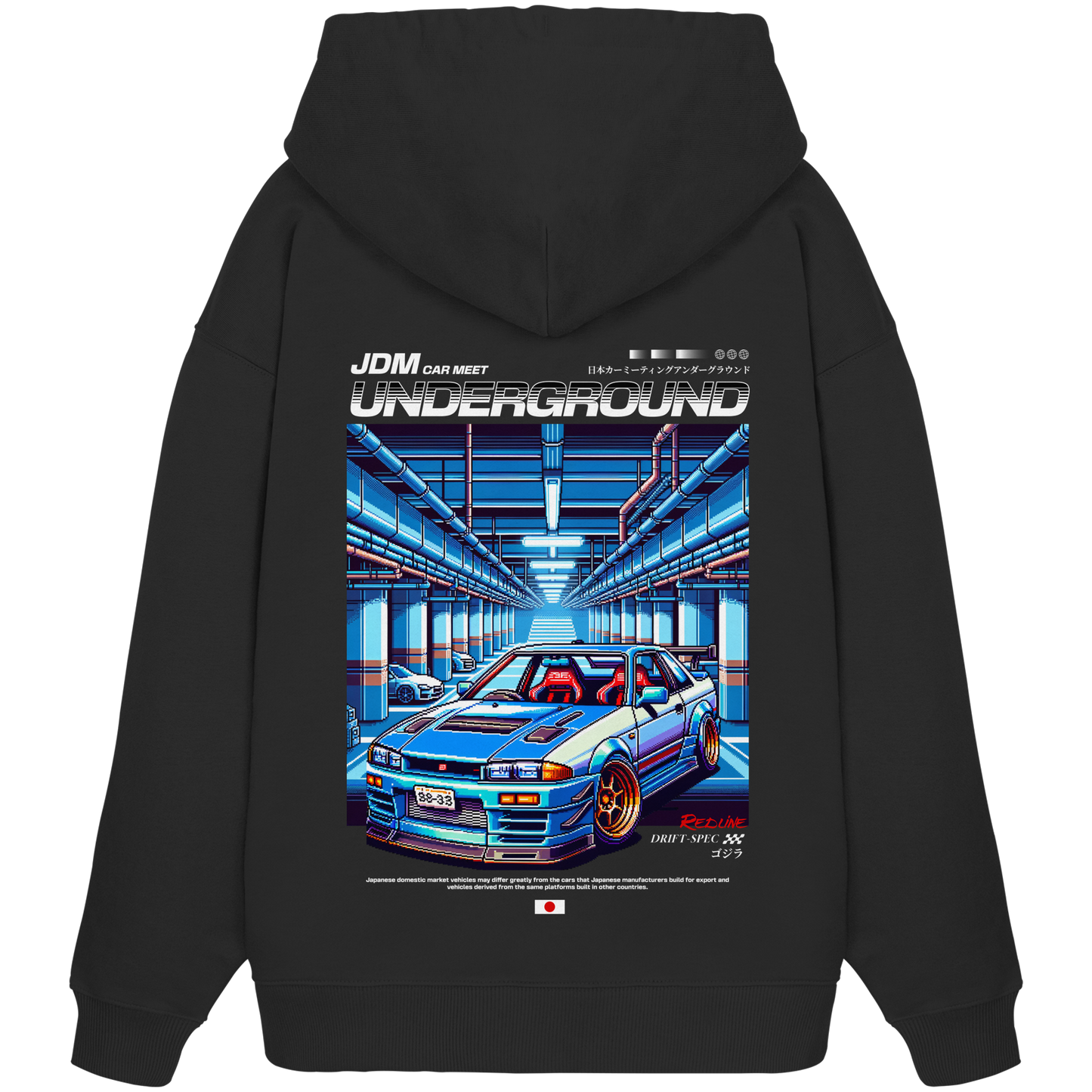 Car Style Japan Premium 350 g/m² - Oversize Hoodie