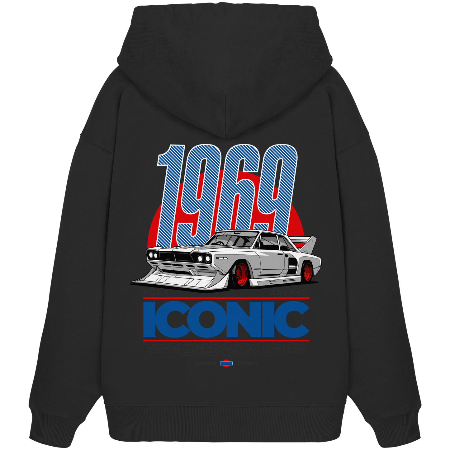 Muscle Car Premium 350 g/m² - Oversize Hoodie