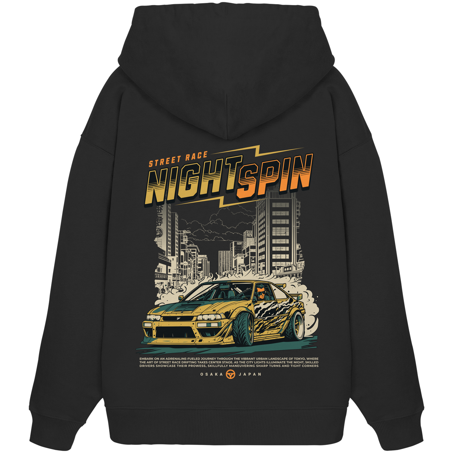 Car Style Japan Premium 350 g/m² - Oversize Hoodie