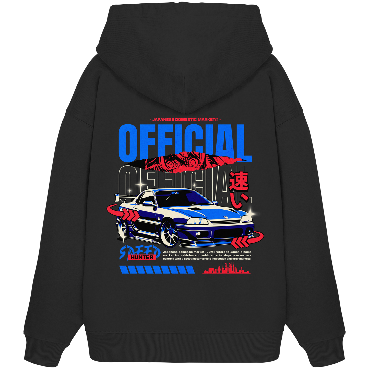 Car Style Japan Premium 350 g/m² - Oversize Hoodie