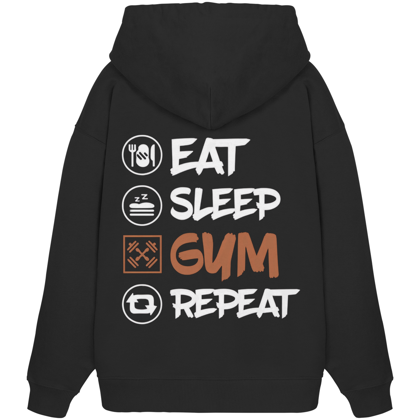 Fitness EAT - Premium 350g/m² Oversize Hoodie