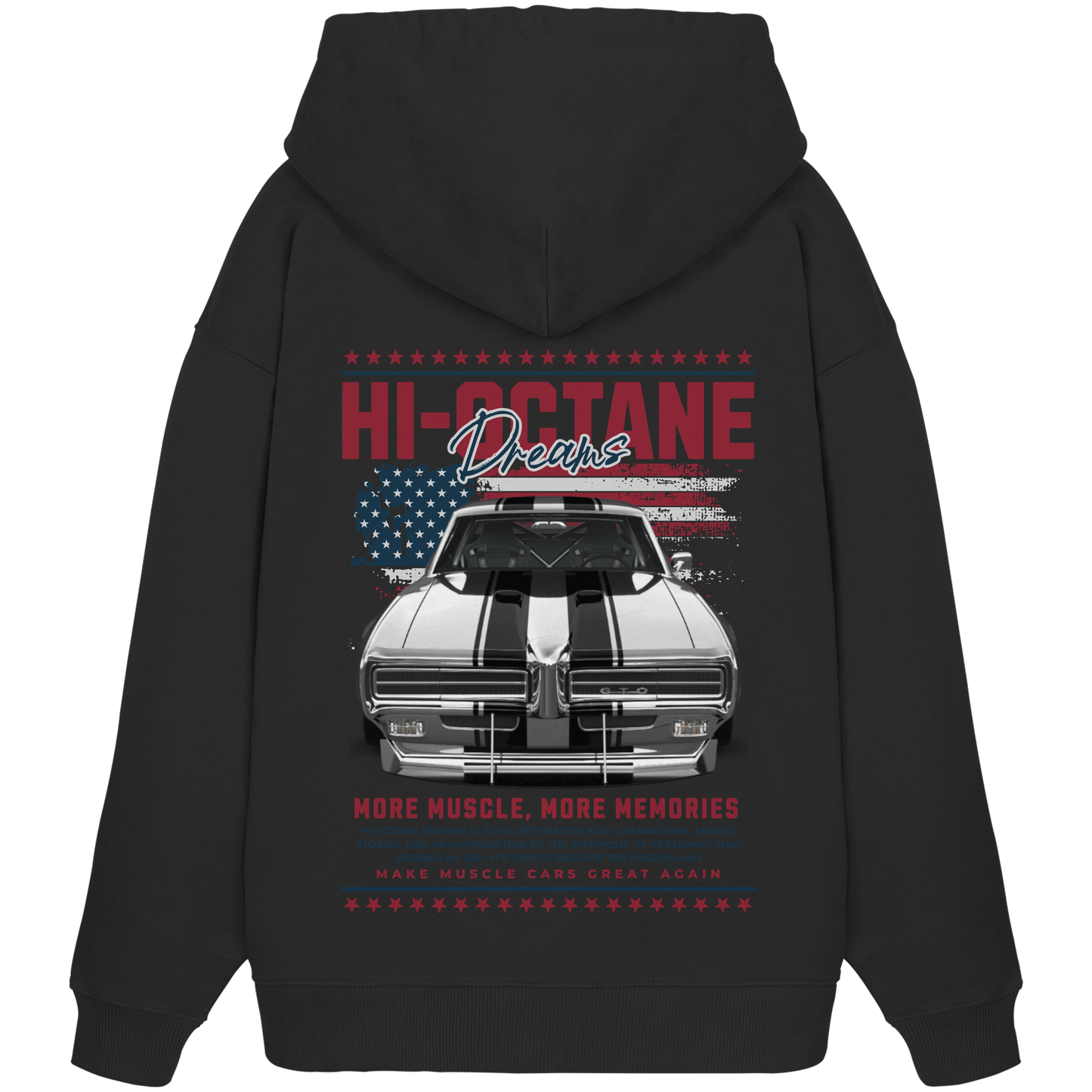Muscle Car Premium 350 g/m² - Oversize Hoodie