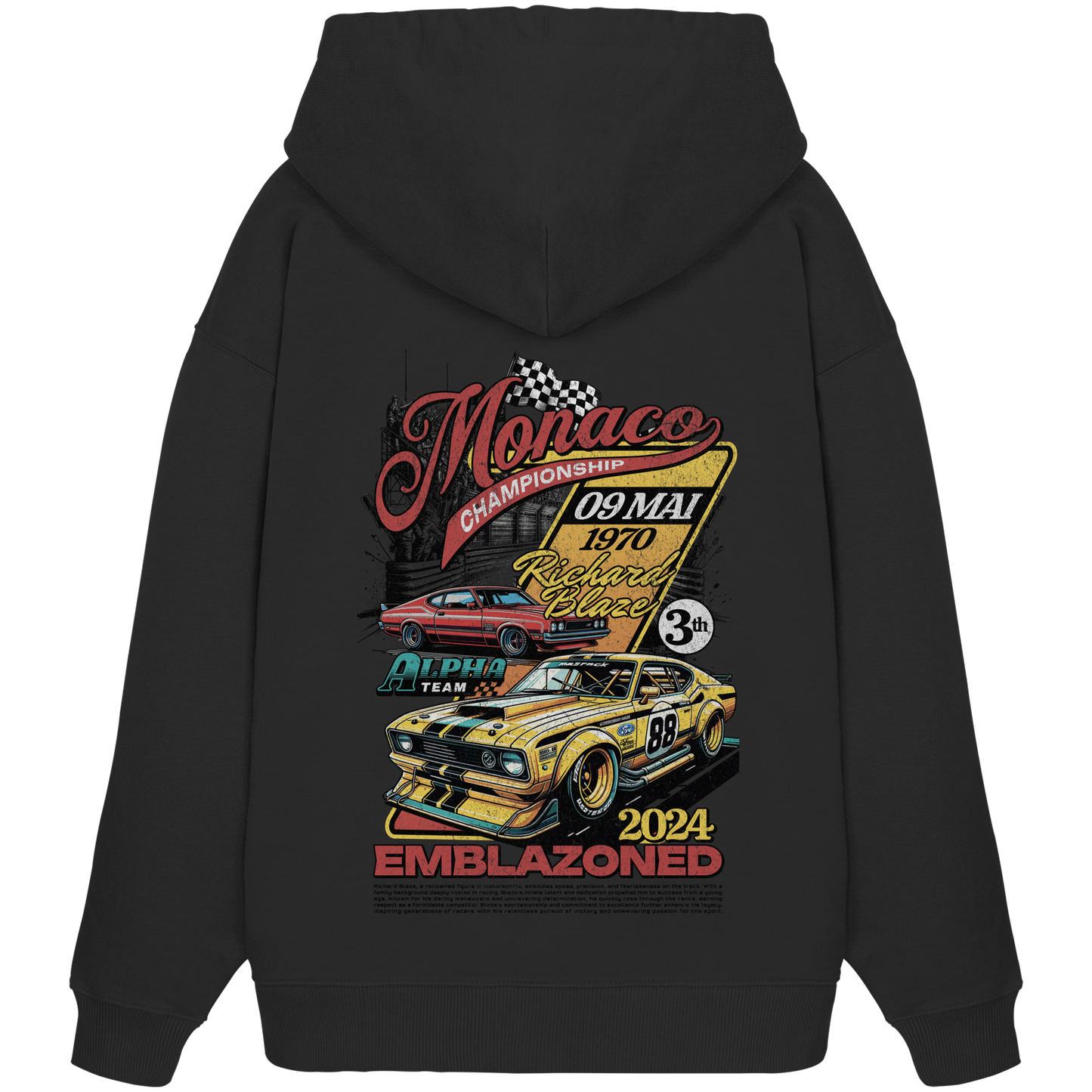 Muscle Car Premium 350 g/m² - Oversize Hoodie