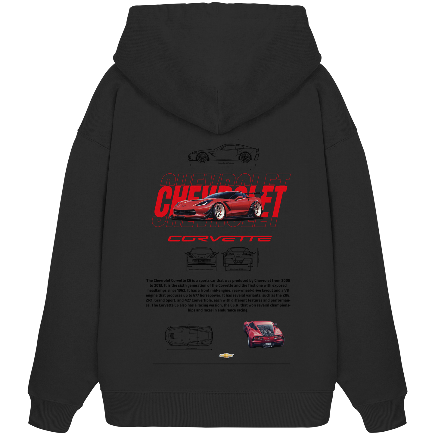 Car's Premium 350 g/m²- Oversize Hoodie