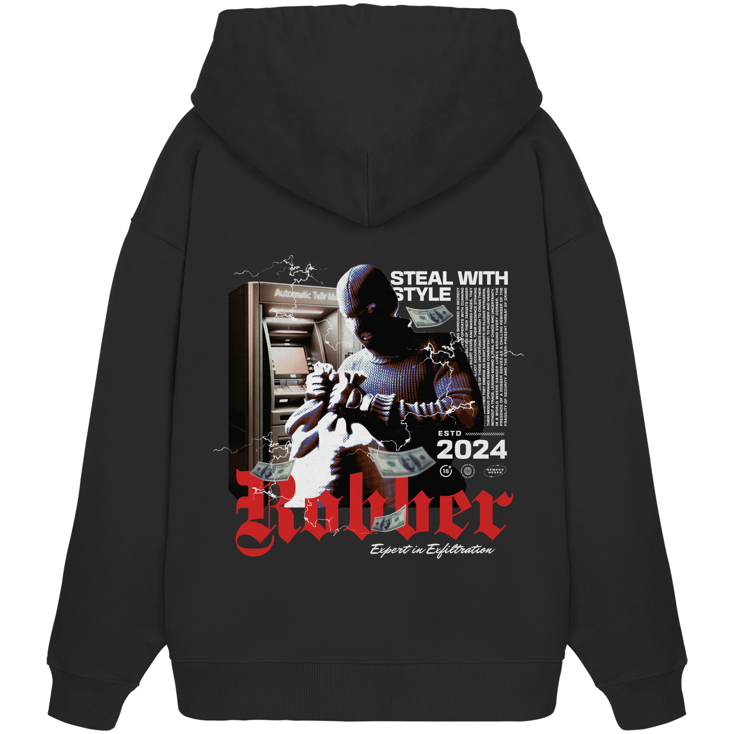 Money - Premium 350 g/m² Oversize Hoodie
