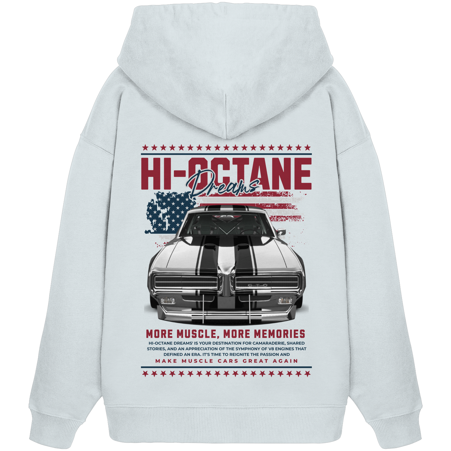 Muscle Car Premium 350 g/m² - Oversize Hoodie