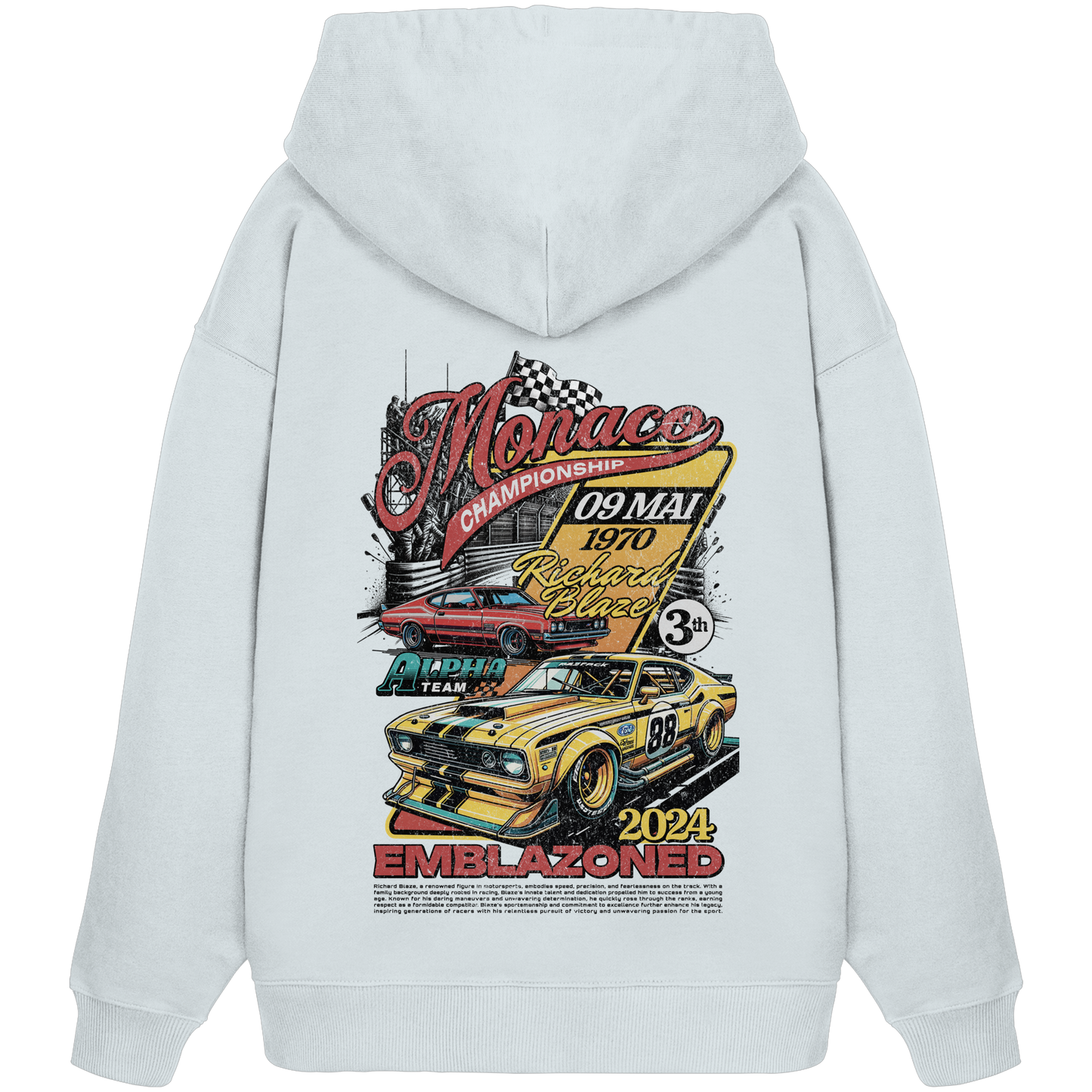 Muscle Car Premium 350 g/m² - Oversize Hoodie