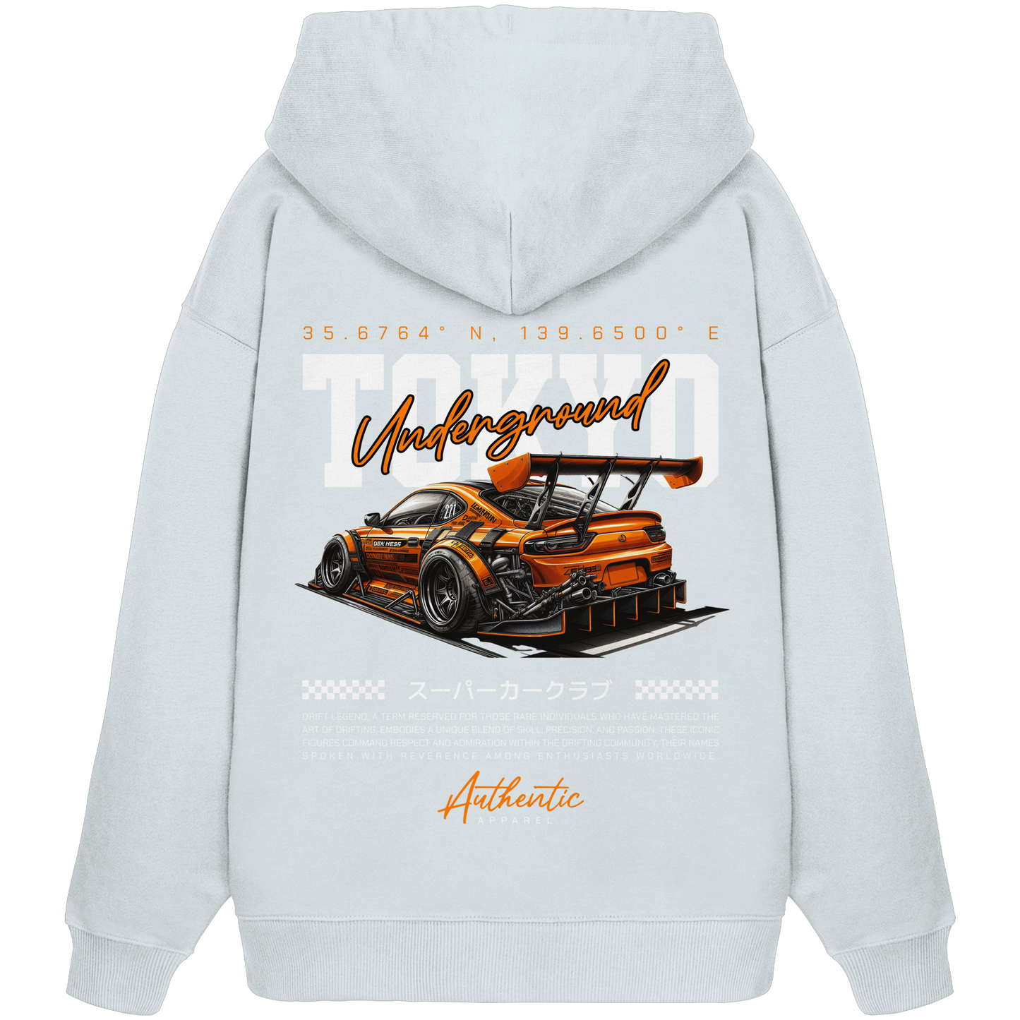 Car Style Japan Premium 350 g/m² - Oversize Hoodie