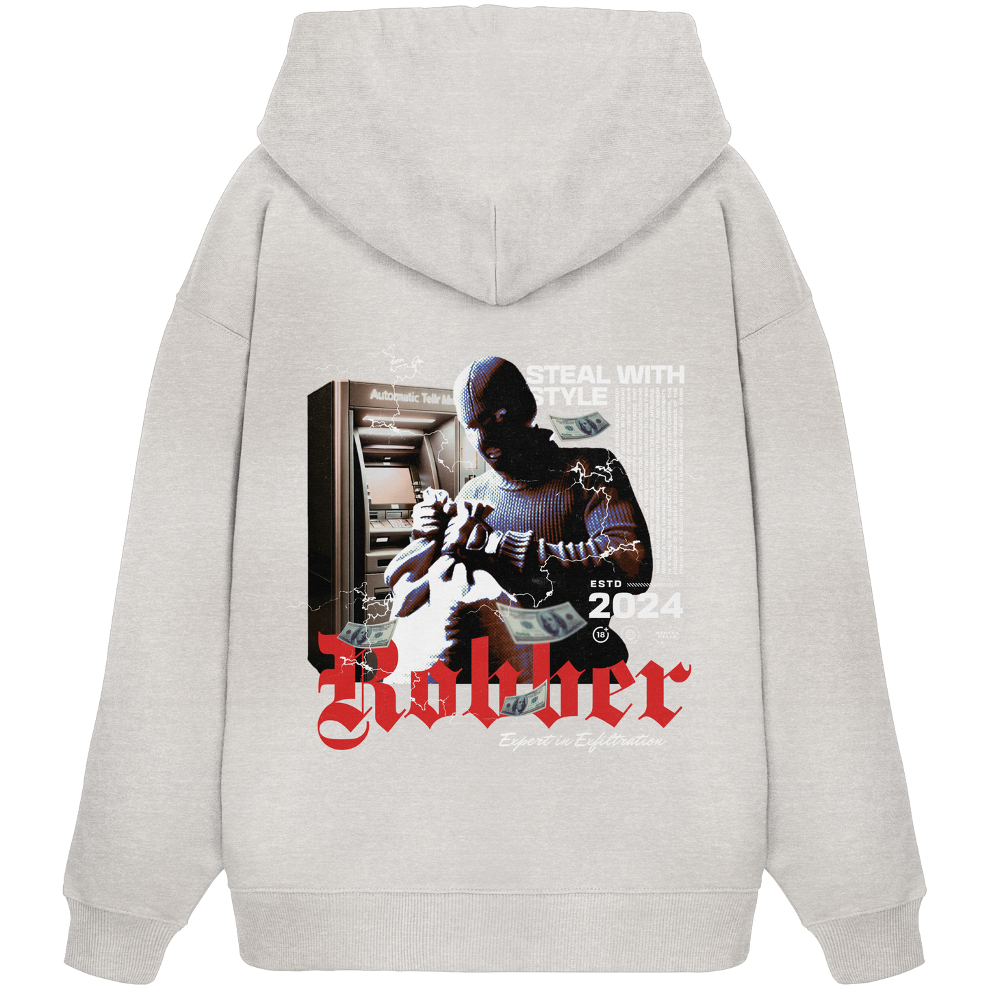 Money - Premium 350 g/m² Oversize Hoodie