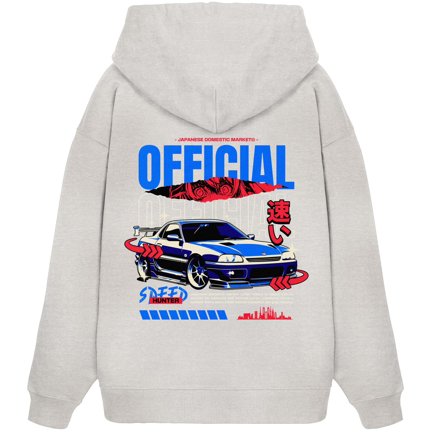 Car Style Japan Premium 350 g/m² - Oversize Hoodie