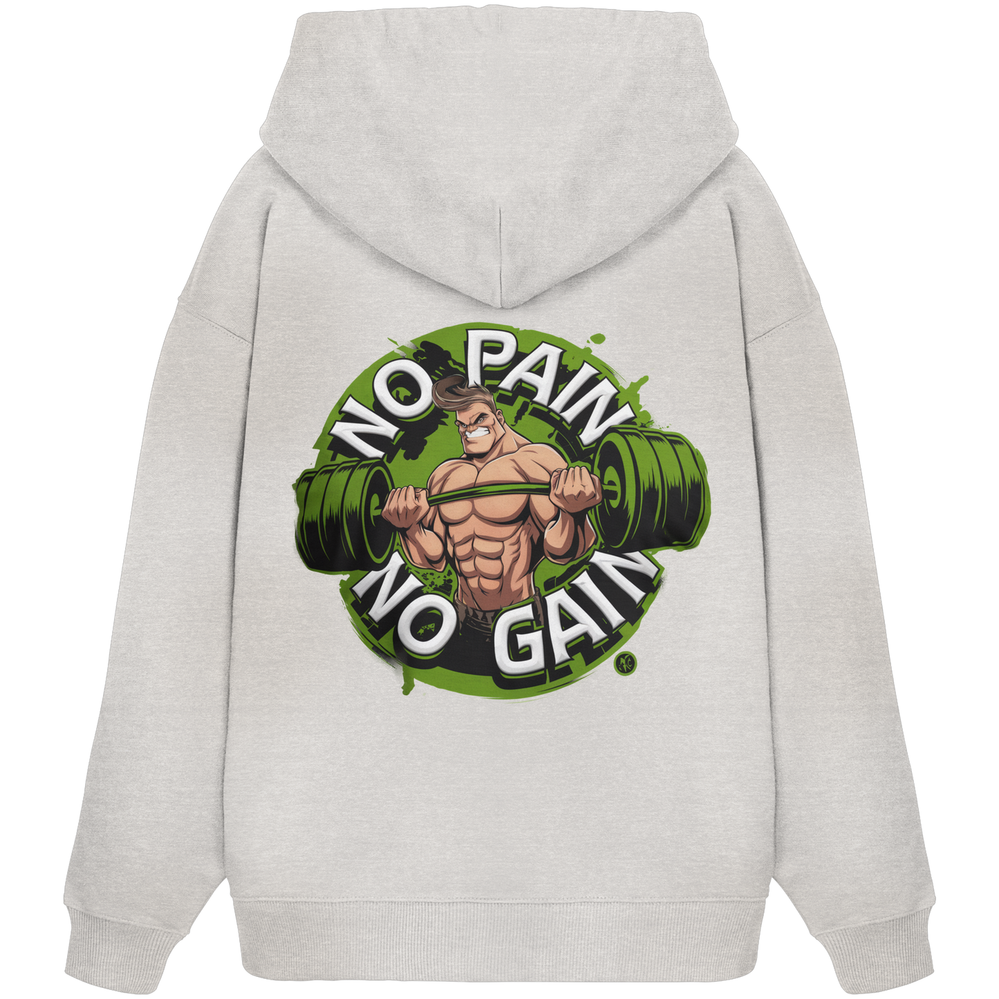 Fitness No Pain - Premium 350g/m² Oversize Hoodie