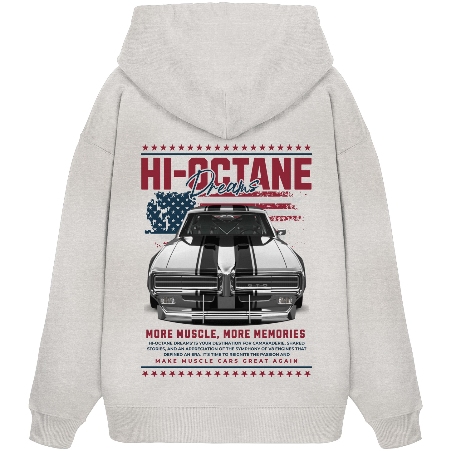 Muscle Car Premium 350 g/m² - Oversize Hoodie