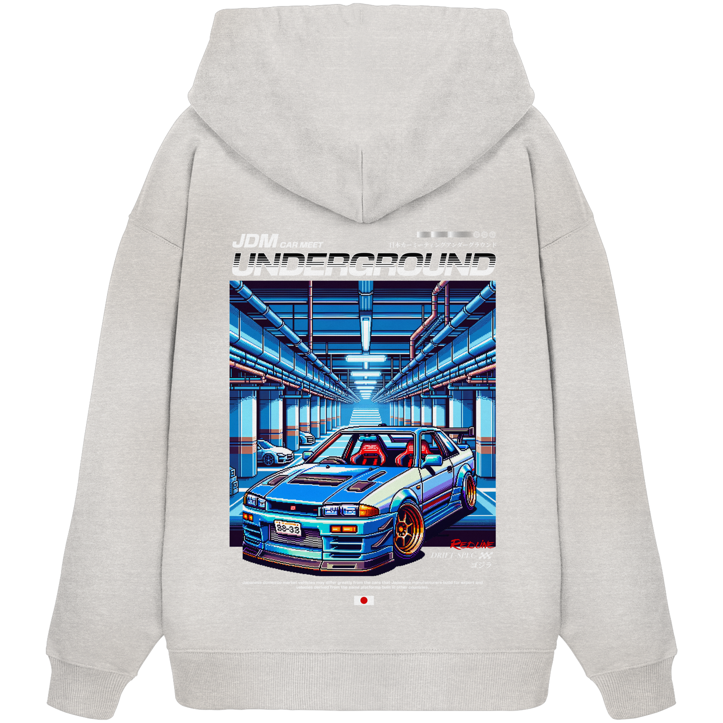 Car Style Japan Premium 350 g/m² - Oversize Hoodie