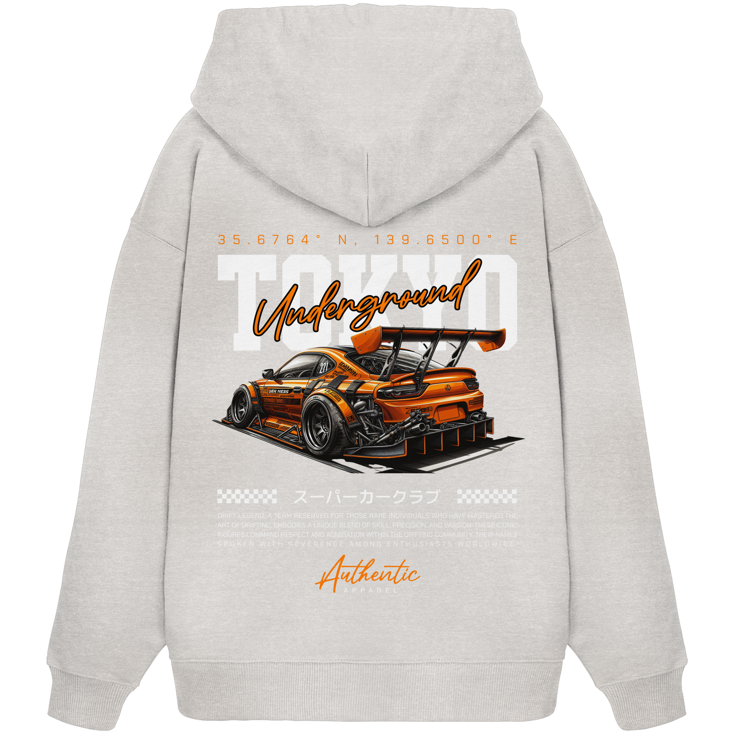 Car Style Japan Premium 350 g/m² - Oversize Hoodie