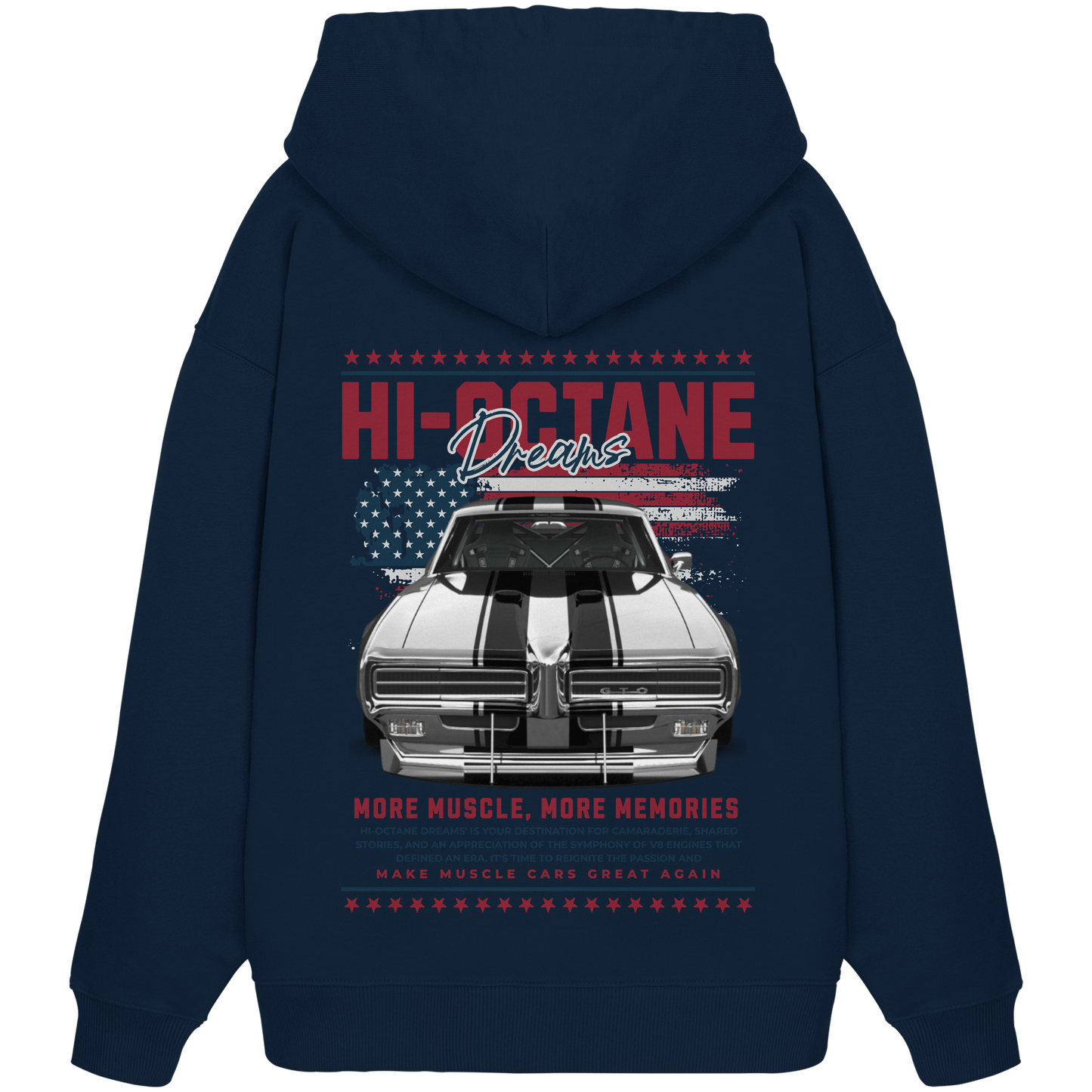 Muscle Car Premium 350 g/m² - Oversize Hoodie