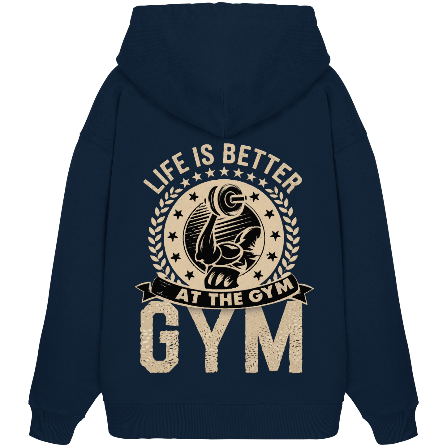 Fitness Life IS Better - Premium 350g/m² Oversize Hoodie