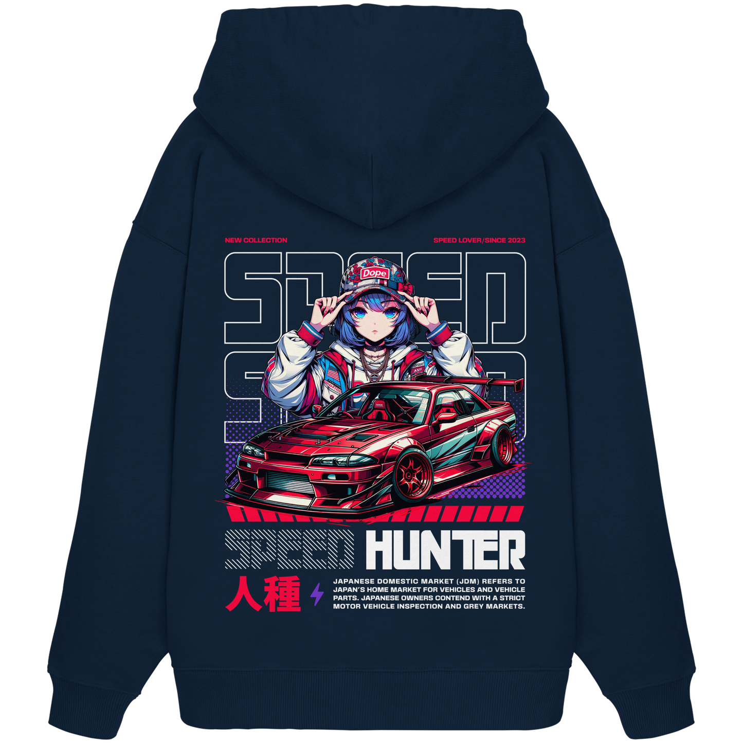 Car Style Japan Premium 350 g/m² - Oversize Hoodie