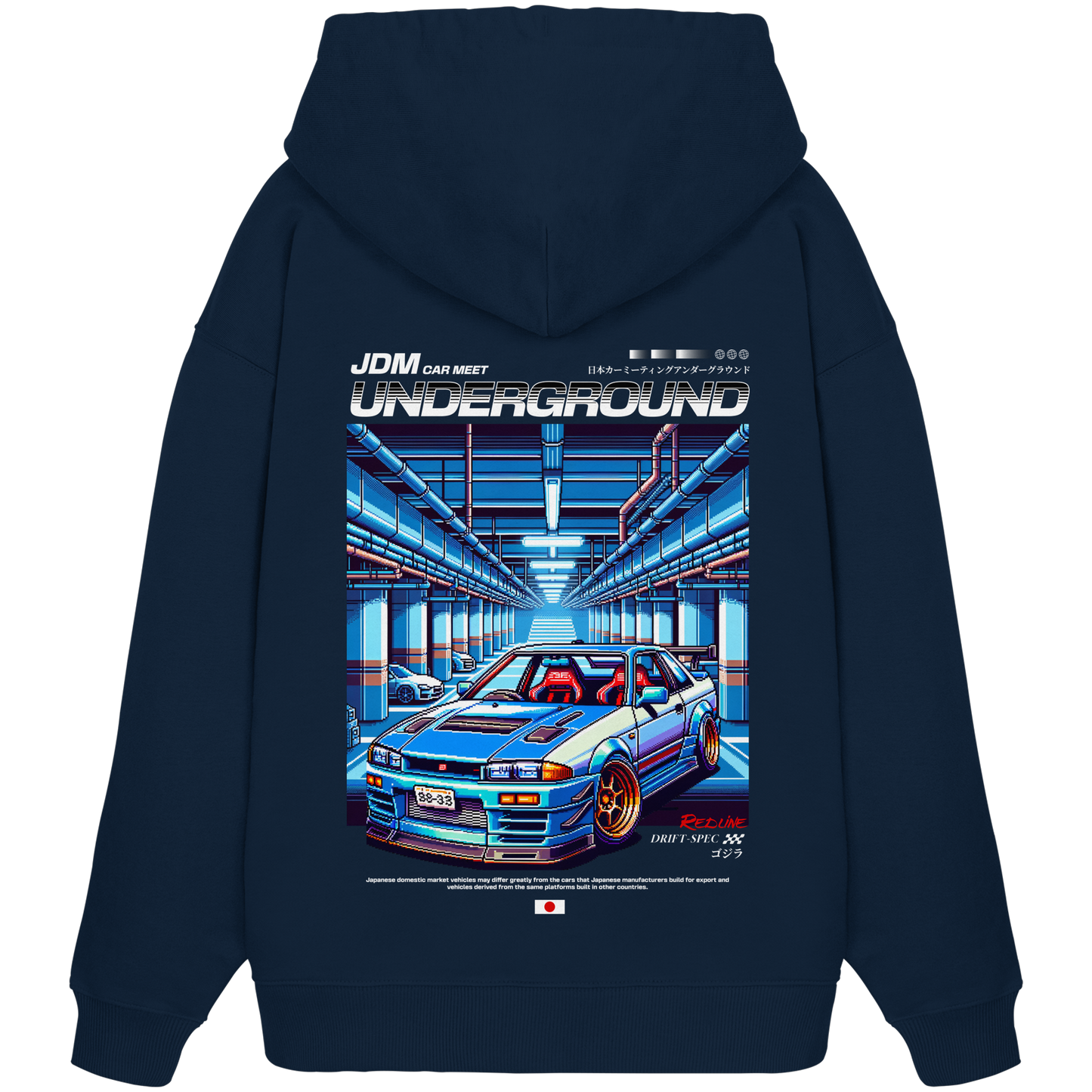 Car Style Japan Premium 350 g/m² - Oversize Hoodie
