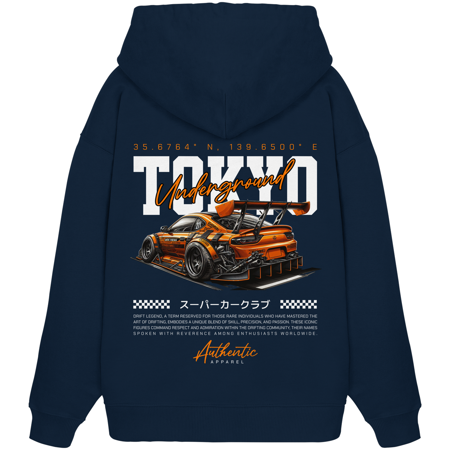 Car Style Japan Premium 350 g/m² - Oversize Hoodie
