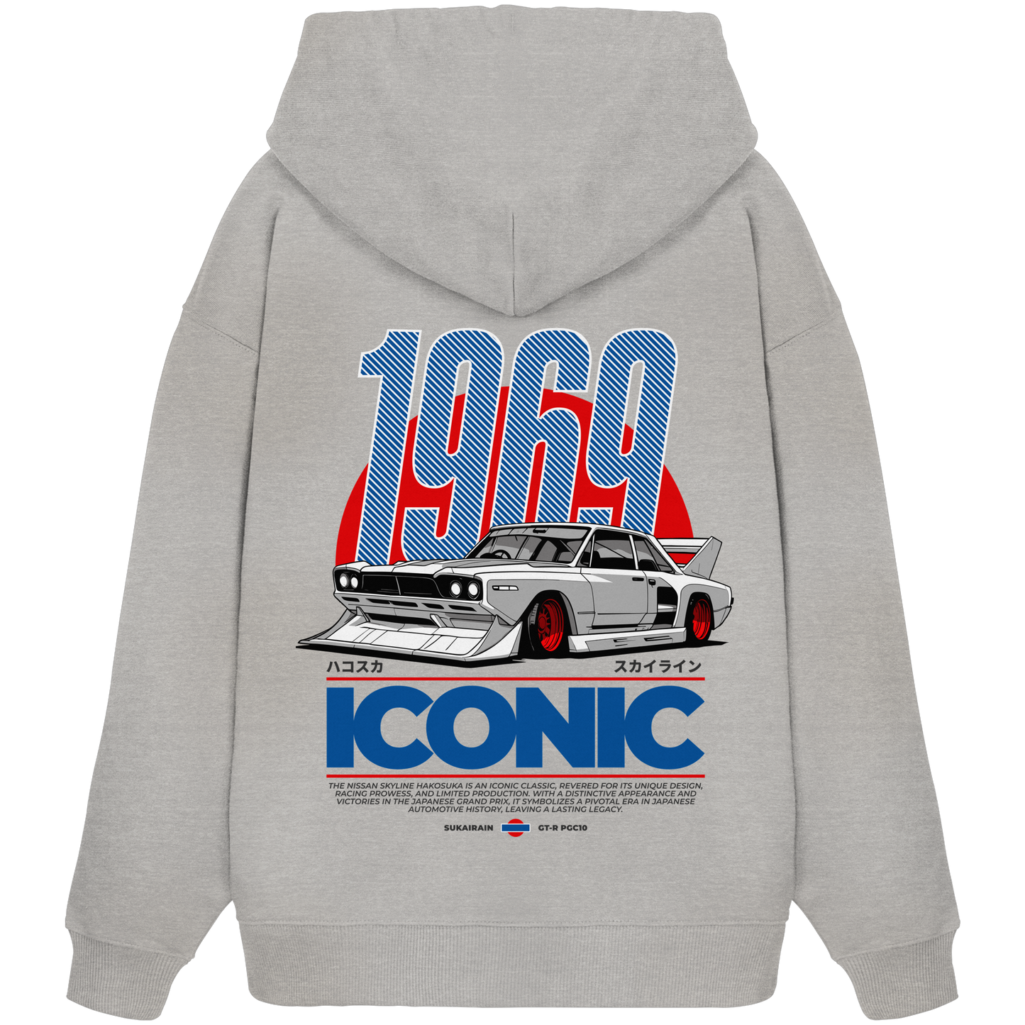 Muscle Car Premium 350 g/m² - Oversize Hoodie