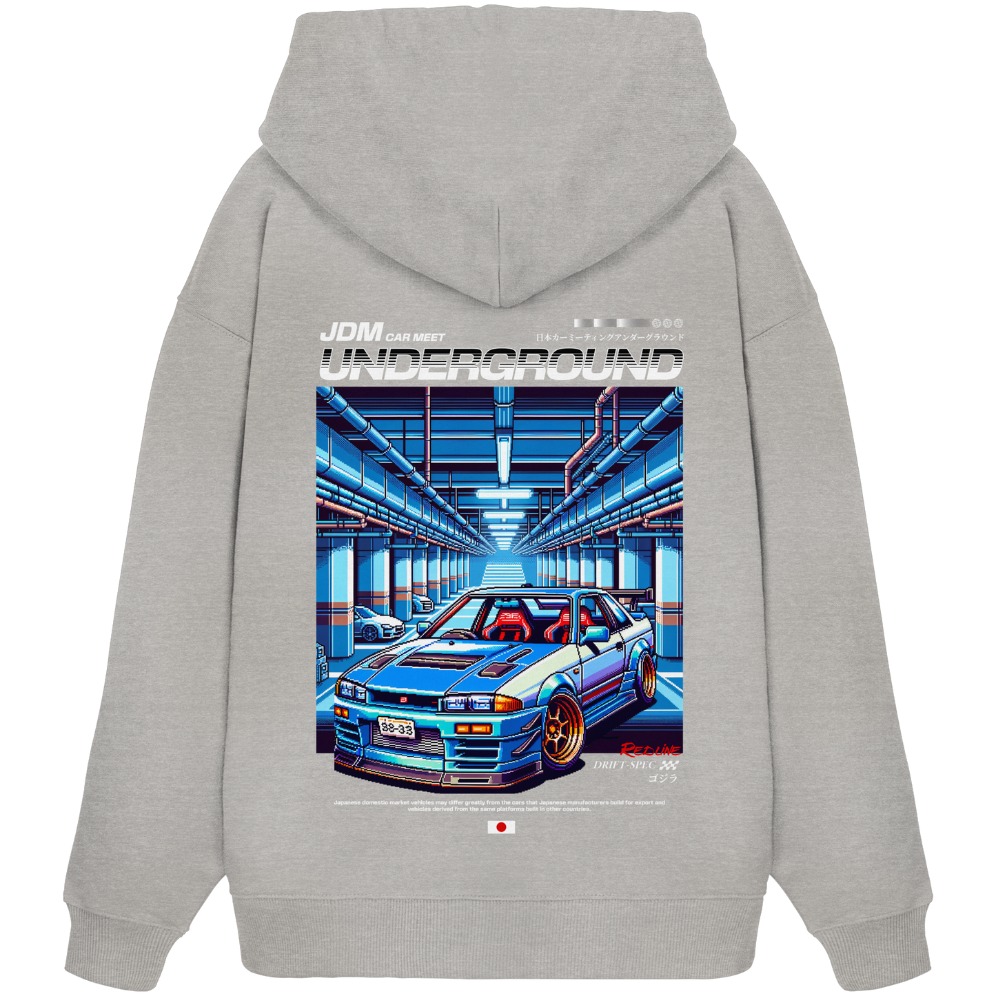 Car Style Japan Premium 350 g/m² - Oversize Hoodie