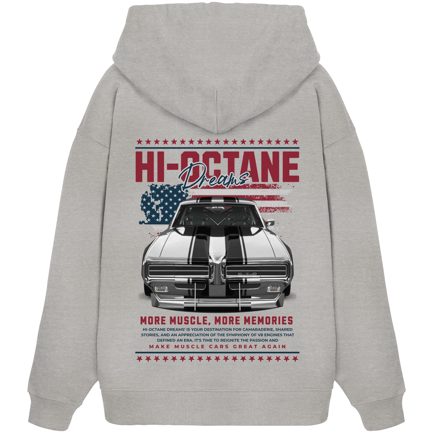 Muscle Car Premium 350 g/m² - Oversize Hoodie