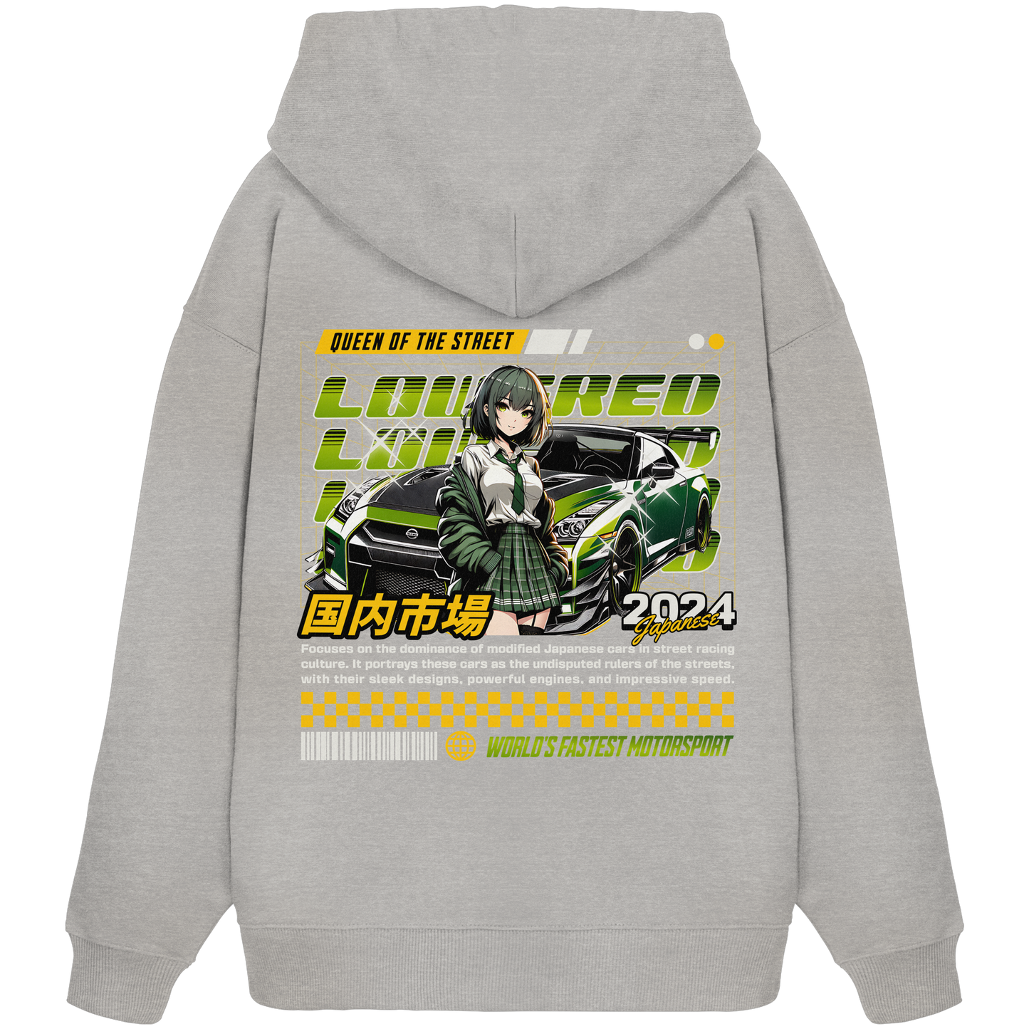 Car Style Japan Premium 350 g/m² - Oversize Hoodie