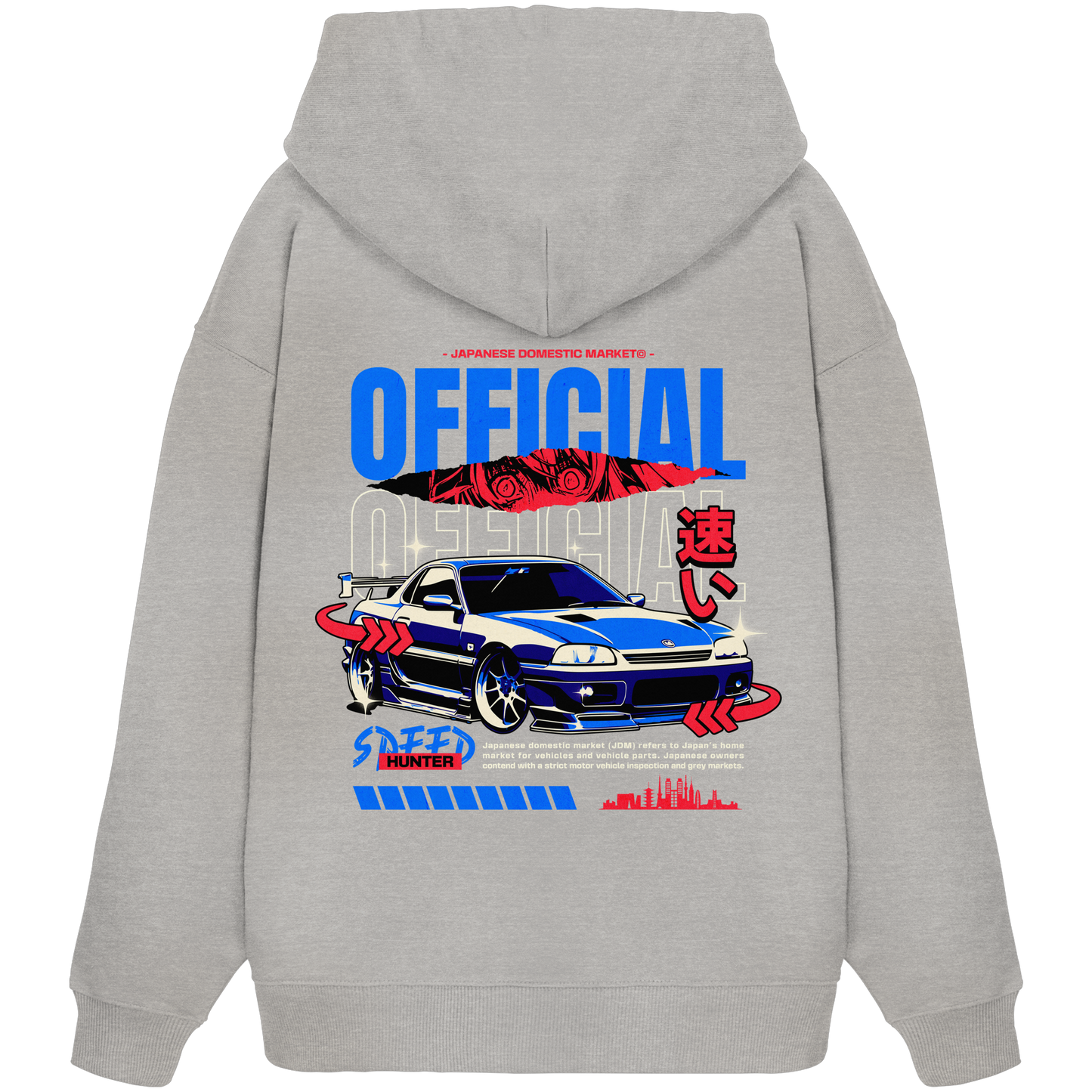 Car Style Japan Premium 350 g/m² - Oversize Hoodie