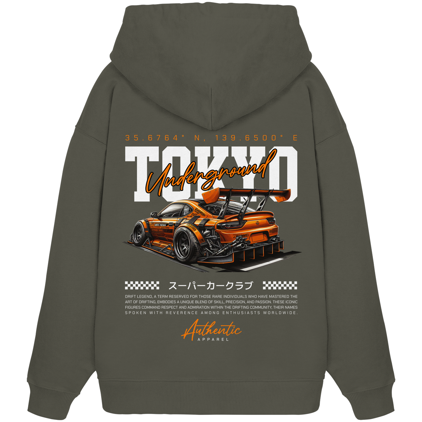 Car Style Japan Premium 350 g/m² - Oversize Hoodie