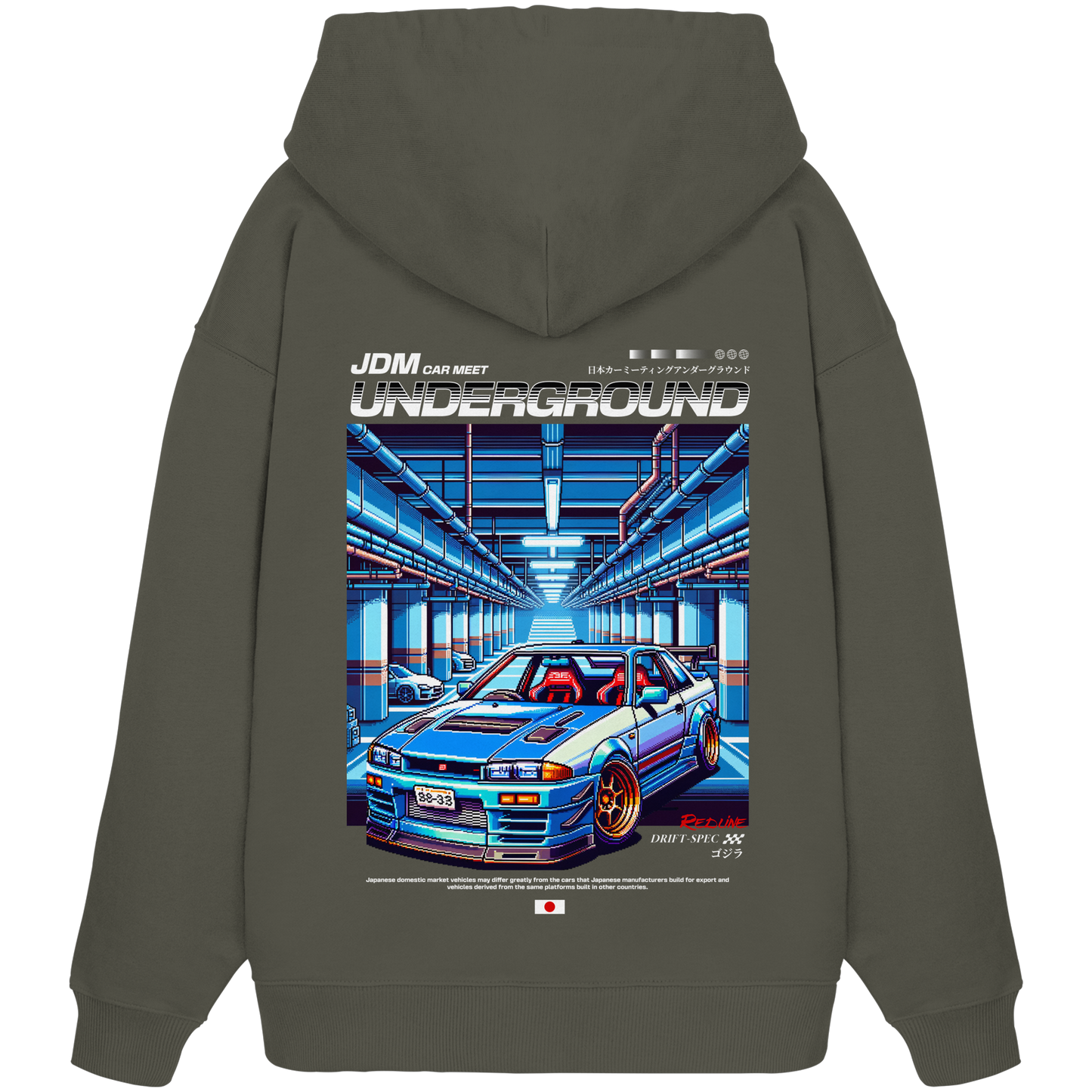 Car Style Japan Premium 350 g/m² - Oversize Hoodie