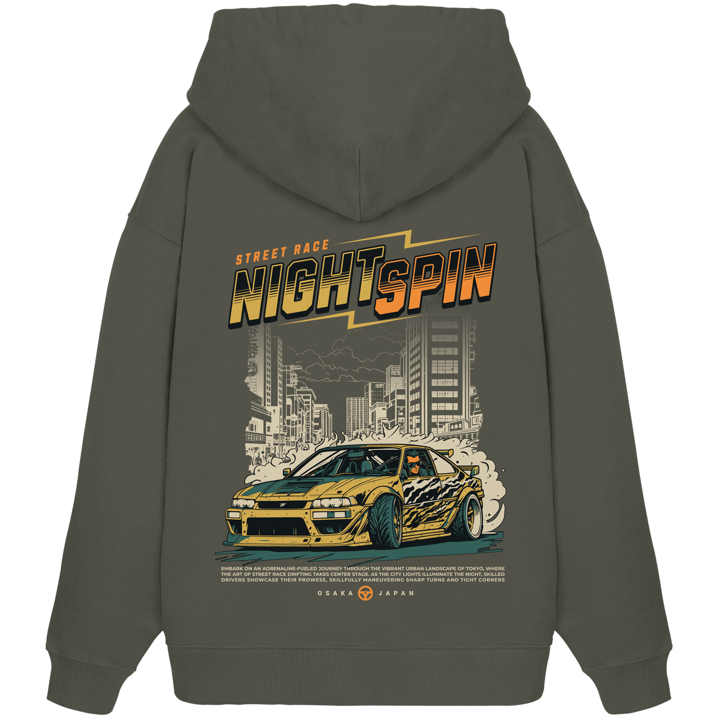 Car Style Japan Premium 350 g/m² - Oversize Hoodie
