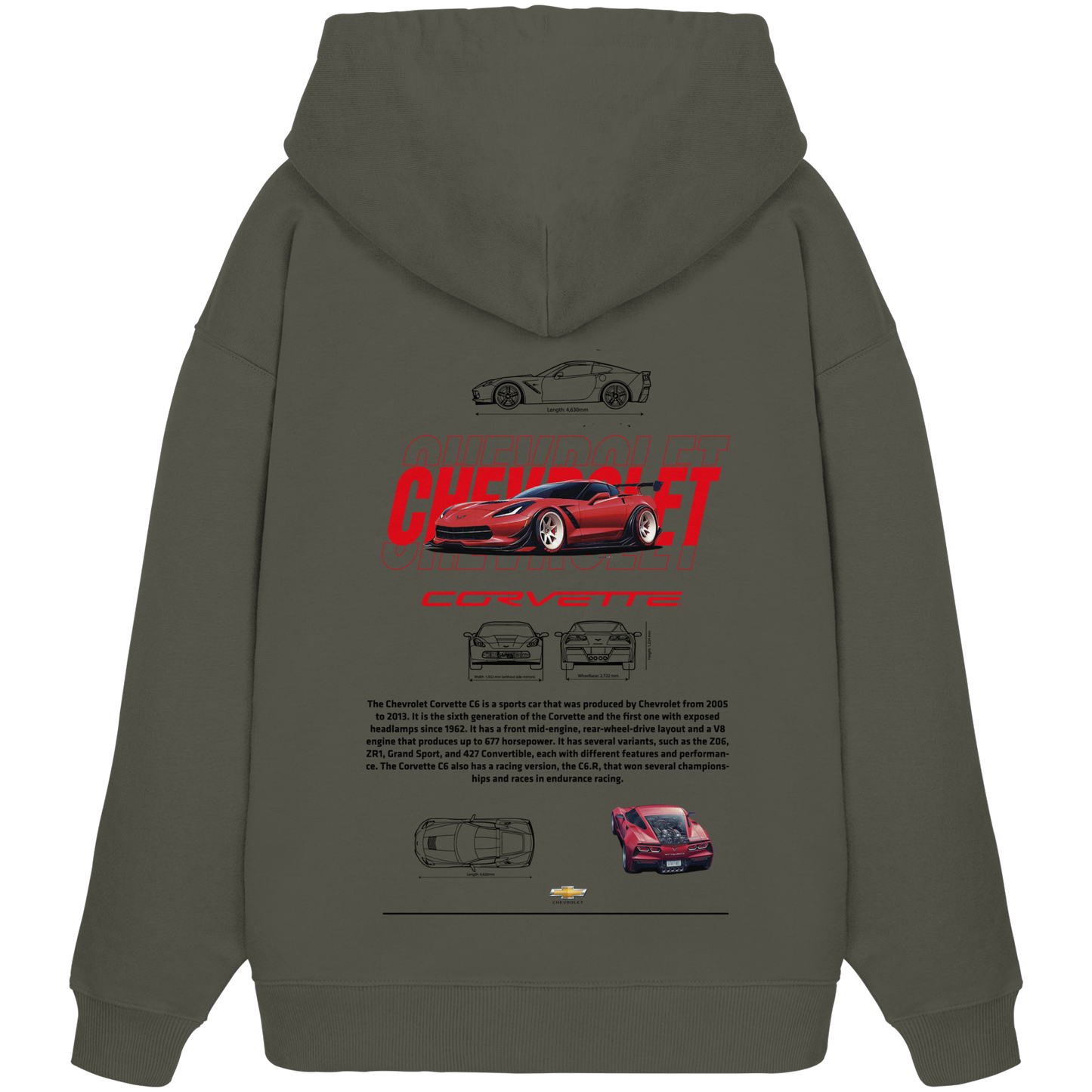 Car's Premium 350 g/m²- Oversize Hoodie