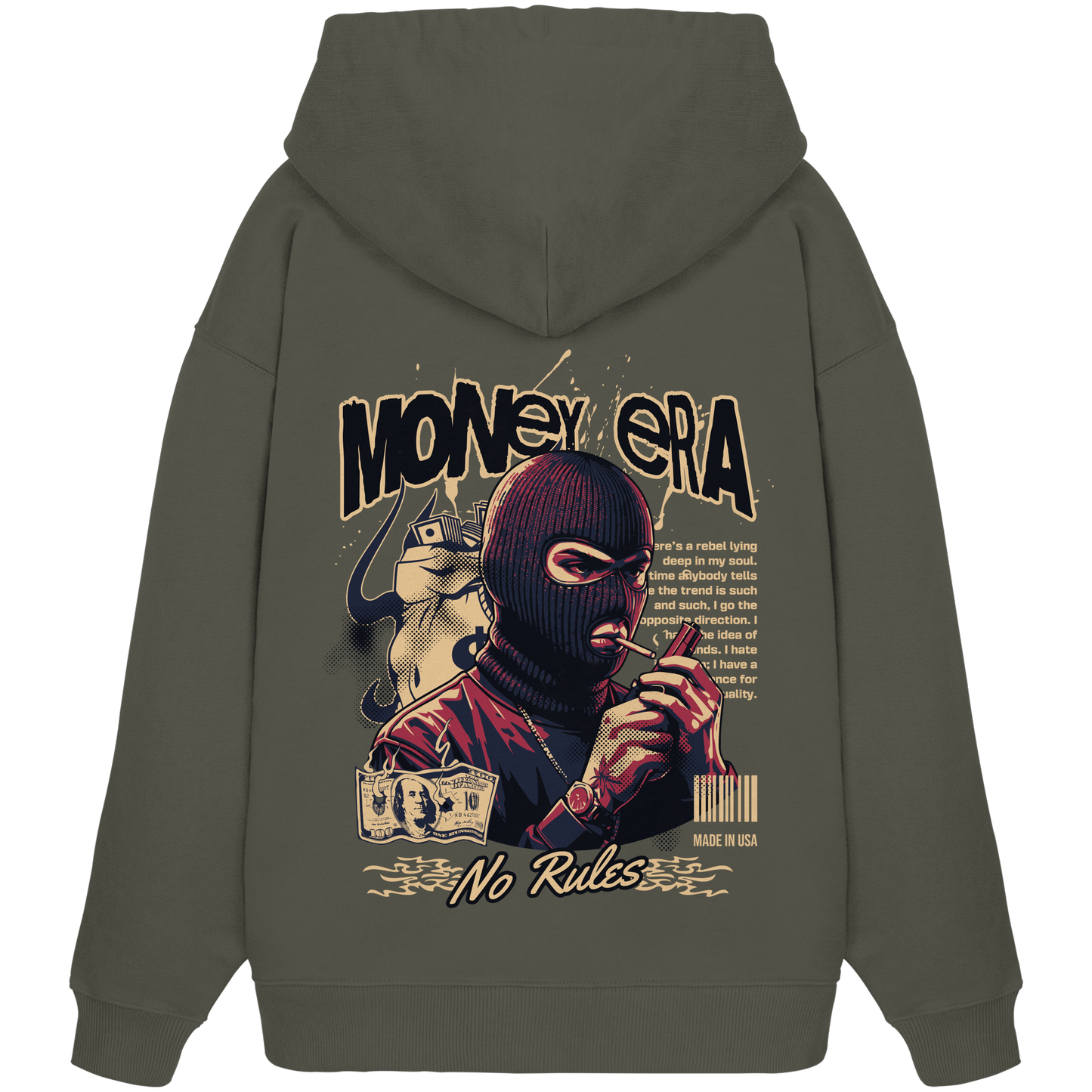 Money - Premium 350g/m² Oversize Hoodie