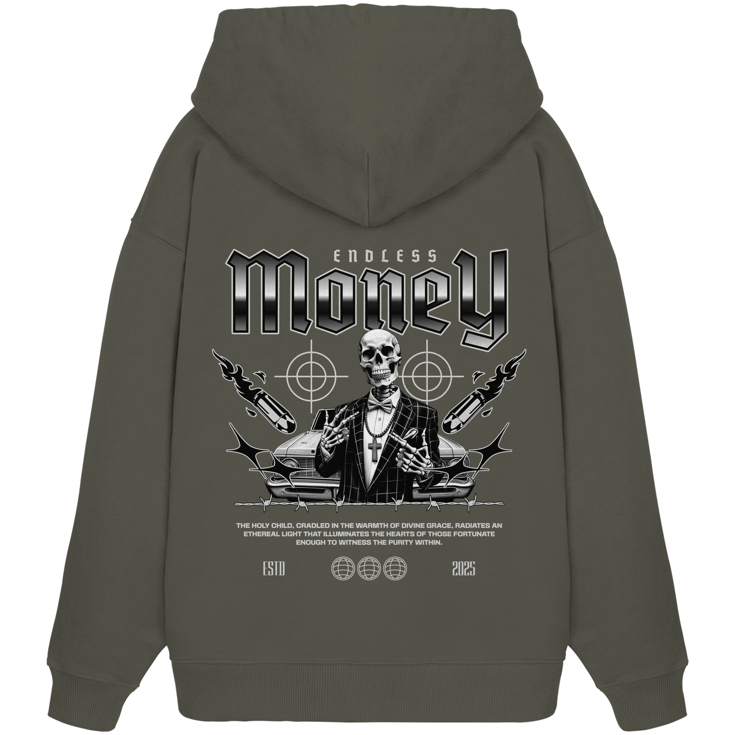 Money - Premium 350 g/m² Oversize Hoodie