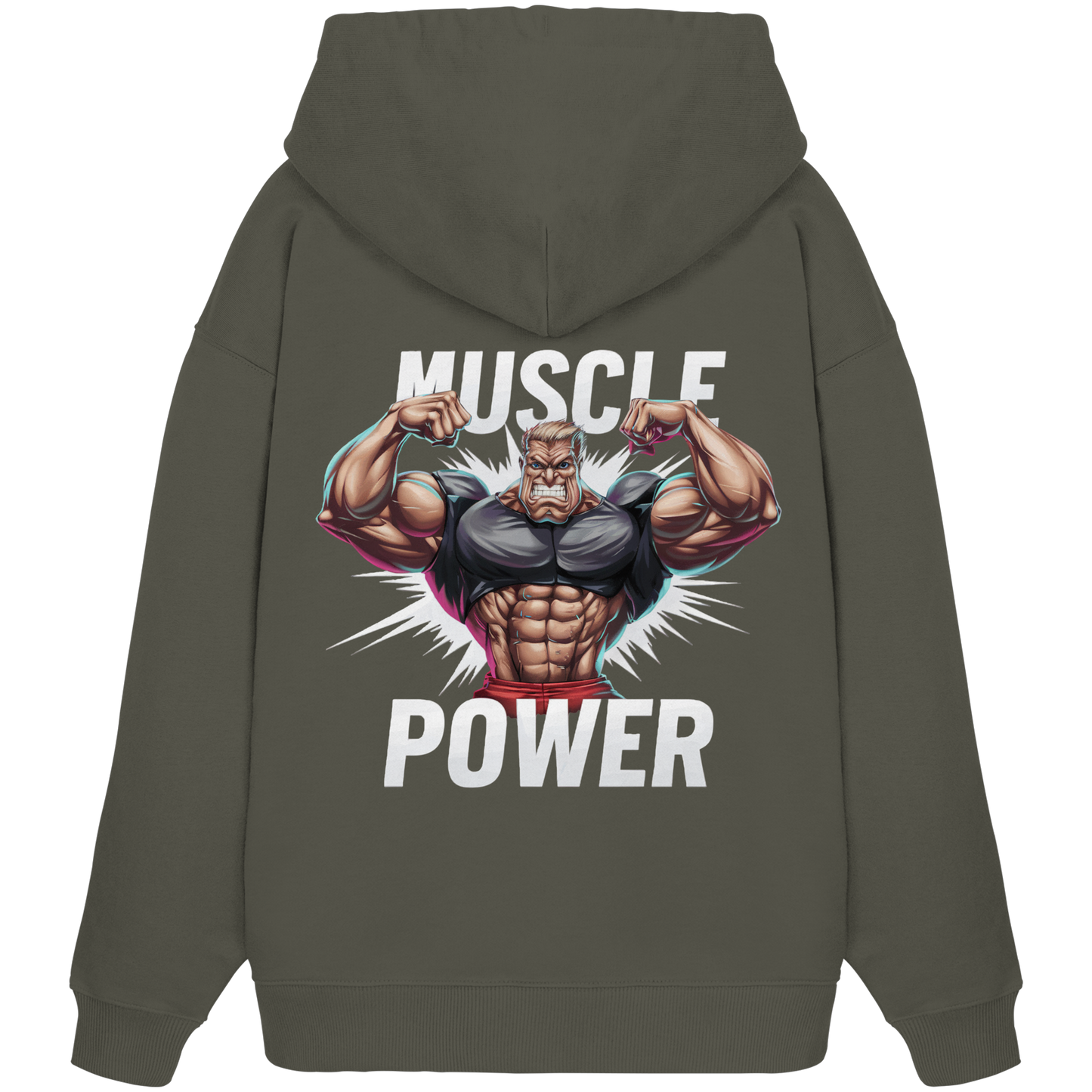 Fitness Muscle - Premium 350 g/m² Oversize Hoodie